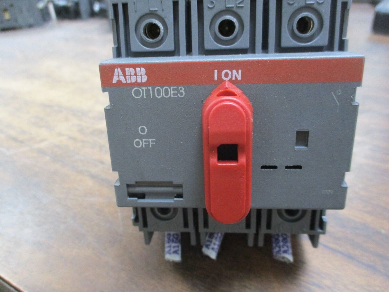 ABB Disconnect Switch OT100E3 100A 600V 3P Used