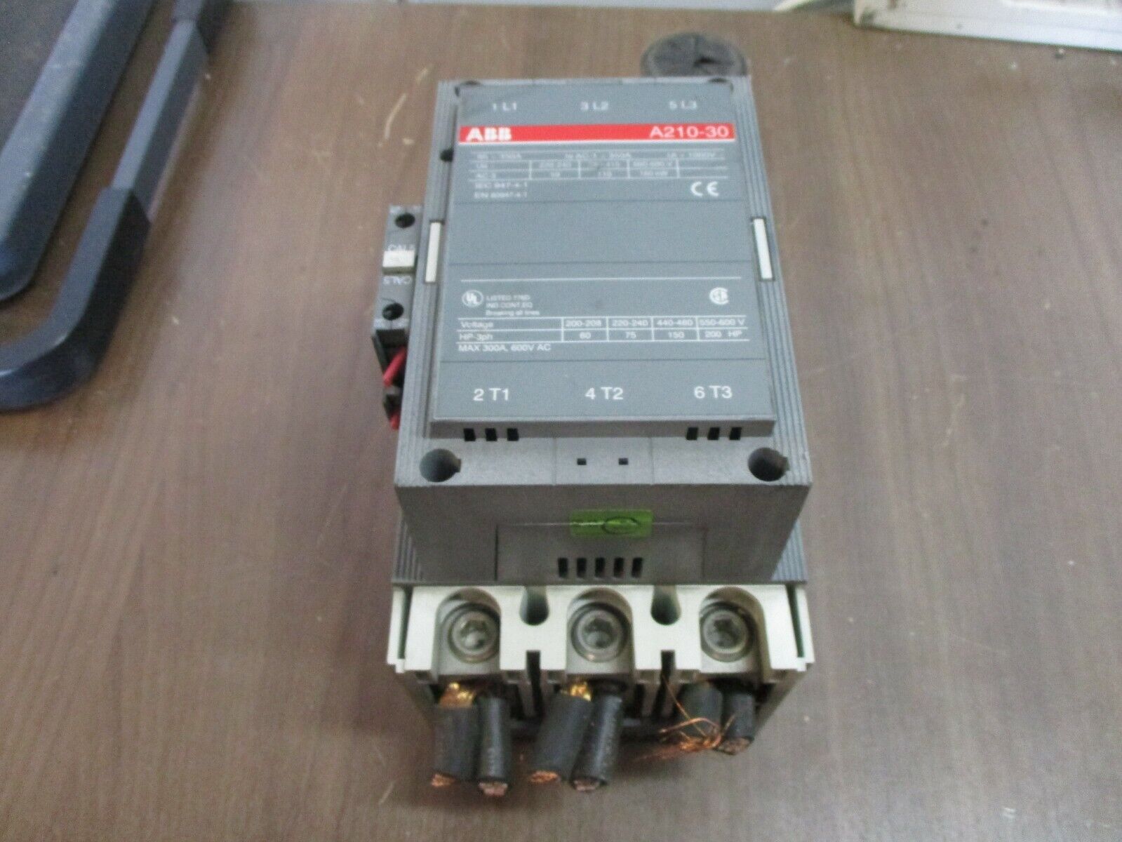 ABB Contactor A210-30 110-120V Coil 300A 600V w/ (1) Aux Contact Used