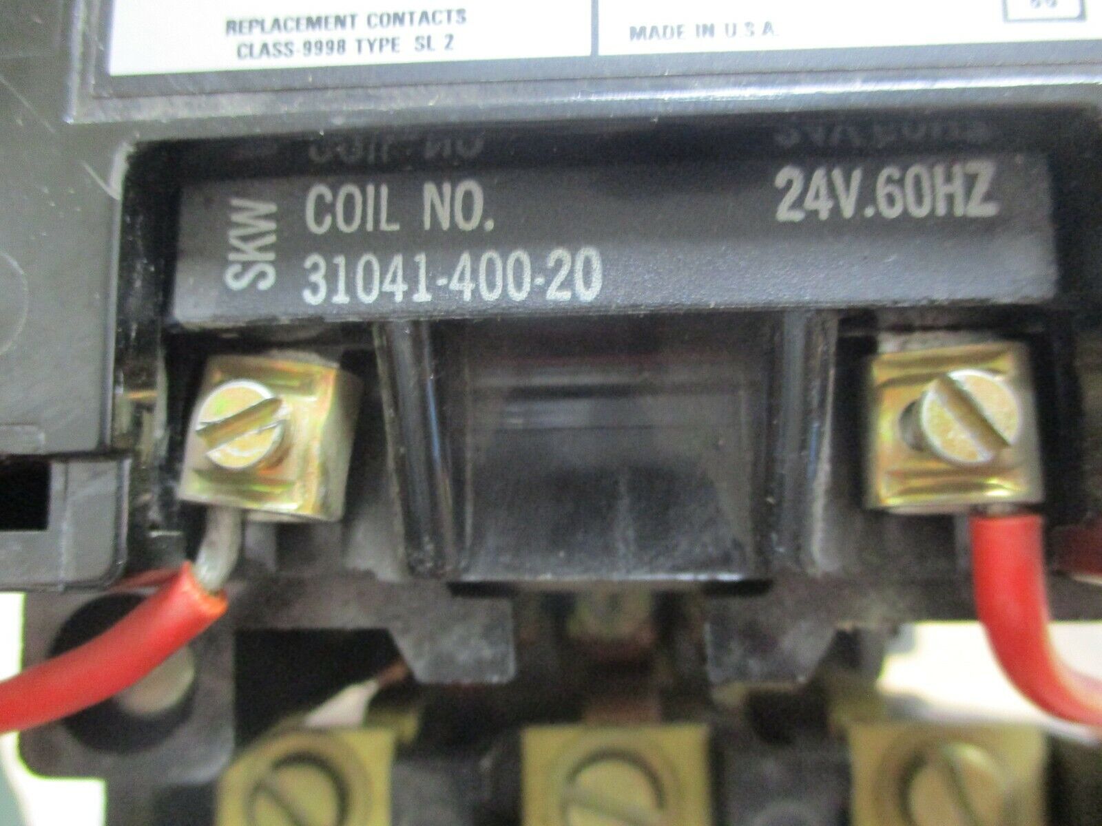 Square D Size 0 Starter 8536 SBG2 24V Coil 600V Used