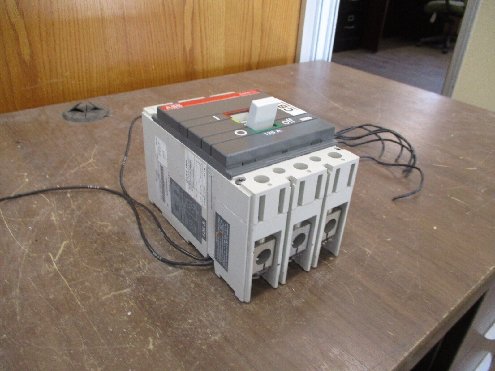 ABB SACE S3 Circuit Breaker S3H 125 125A 600V 3P Used