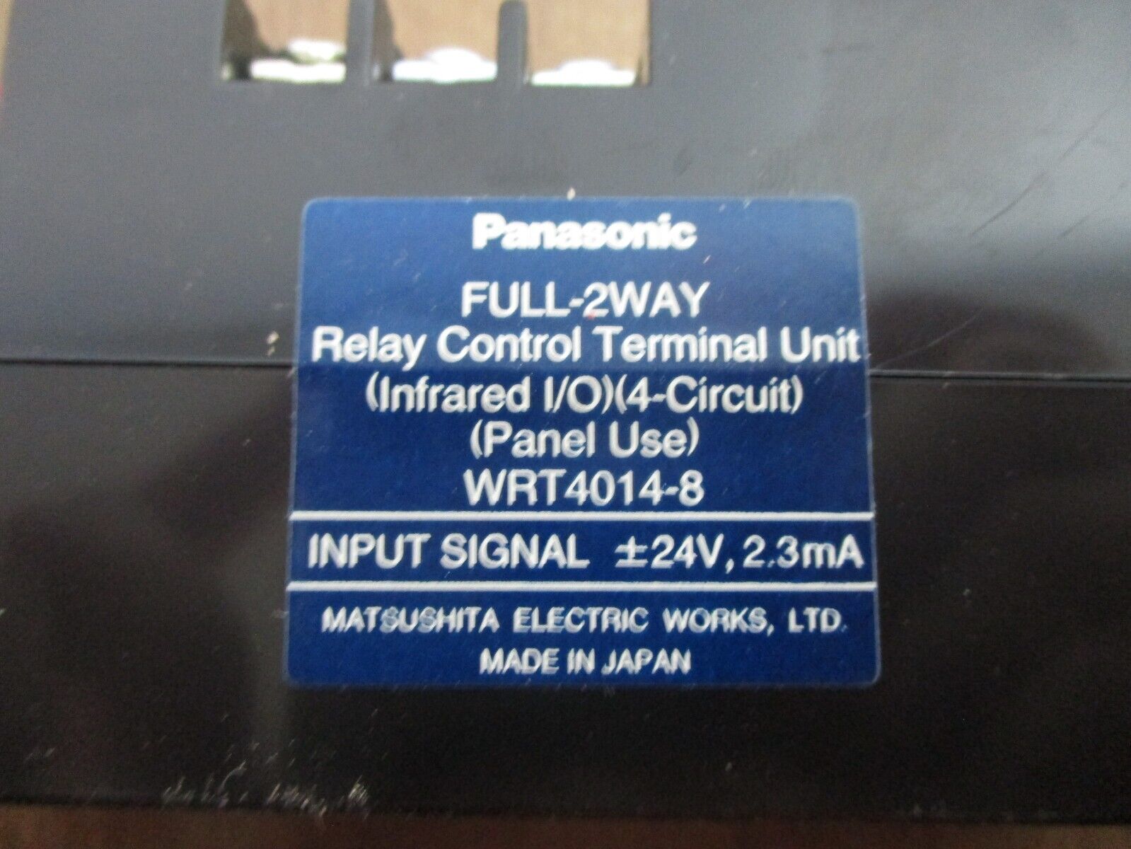 Panasonic Full-2Way Relay Control Terminal Unit WRT4014-8 Infrared I/O 4-Circuit