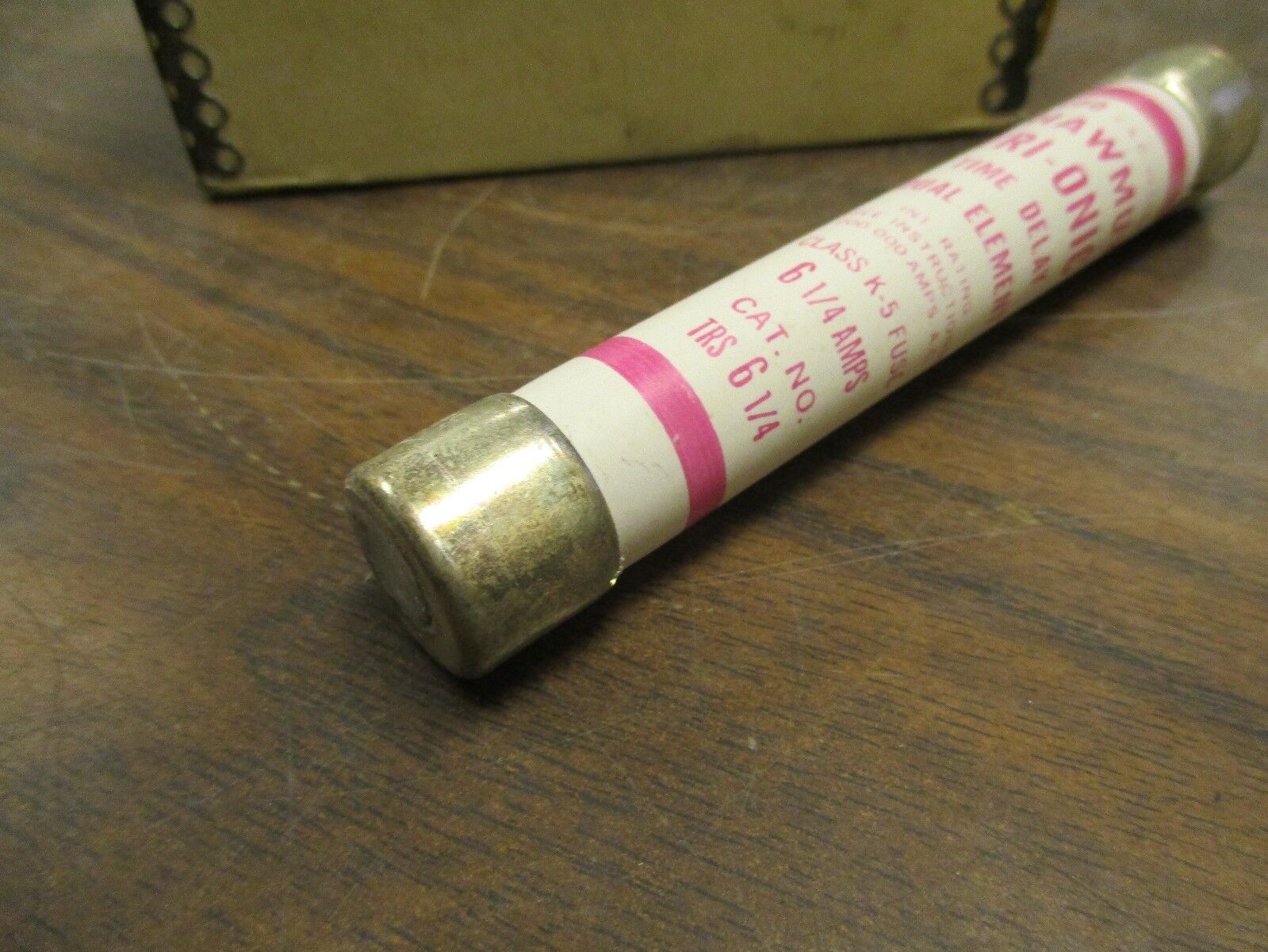 Shawmut Tri-Onic Fuse TRS 6¼ 600V 6¼A *Box of 9* New Surplus