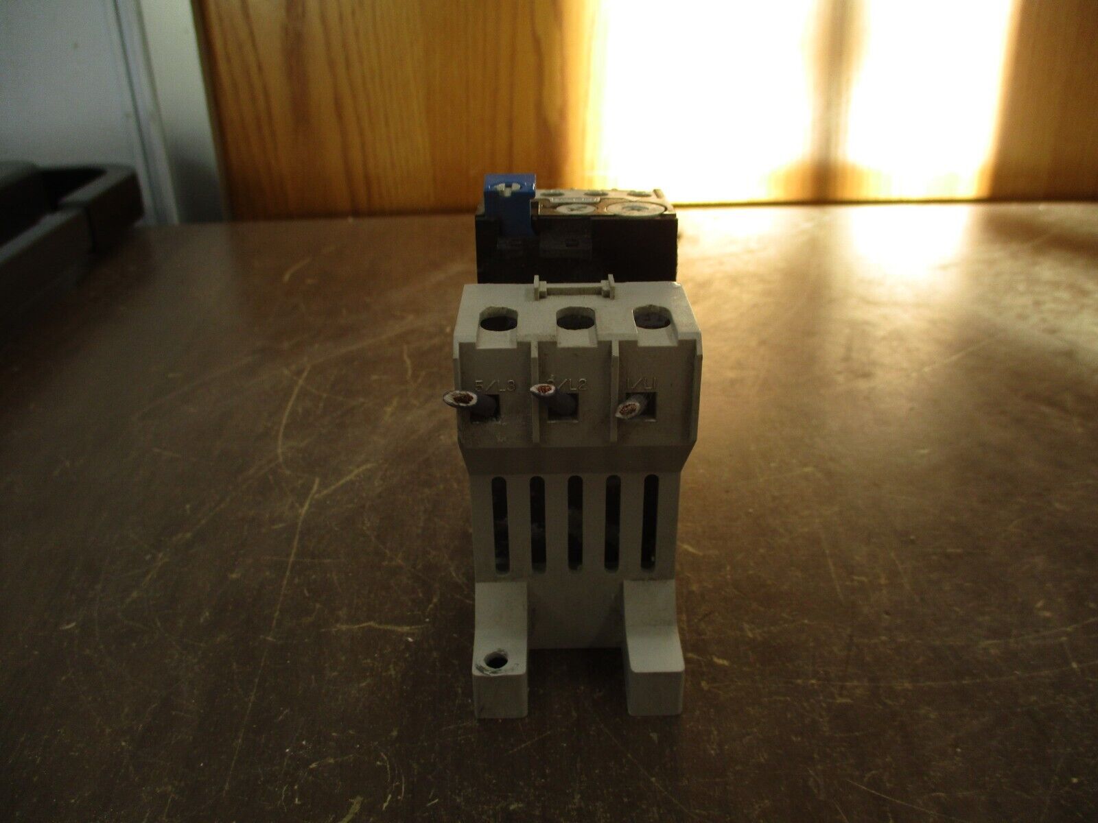 ABB Solid State Overload Trip: 7.5-11A w/ DIN Rail Adapter Used