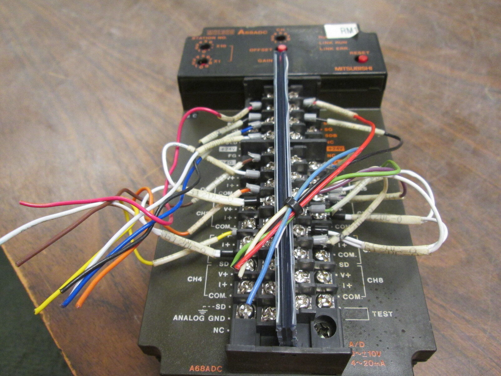 Mitsubishi A/D Converter Unit A68ADC 0-10V 4-20mA Used