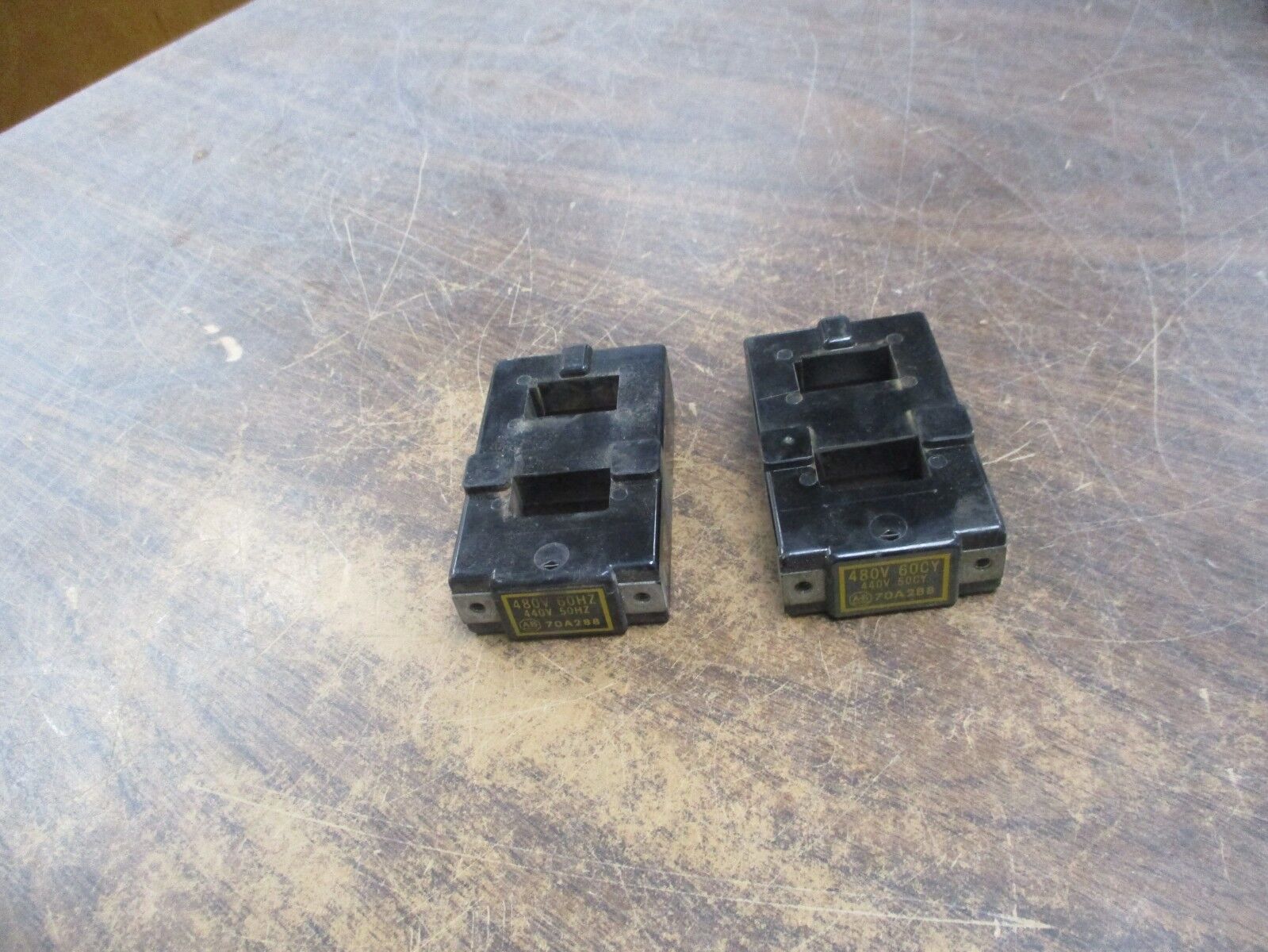 Allen-Bradley Magnetic Coil 70A288 480V@60Hz 440V@50Hz *Lot of 2* Used
