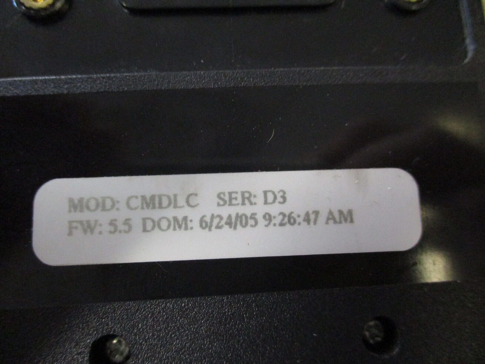 Square D PowerLogic Circuit Monitor Display Module CMDLC Ser. D3 FW: 5.5 Used