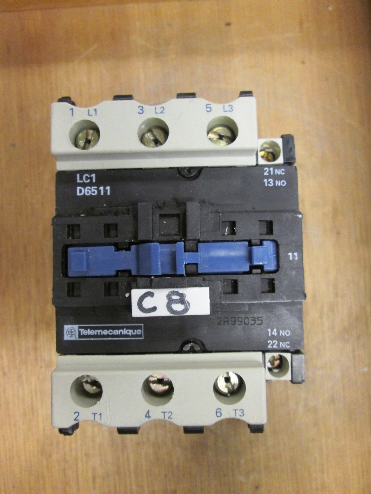 Telemecanique Contactor LC1 D6511 80A 1000V 120V Coil Used