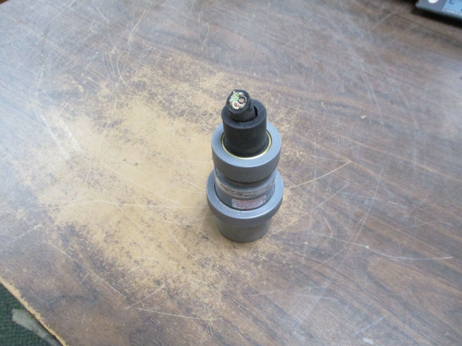 Russellstoll Plug 3750 30A@250V 20A@600V *Wire End* Used