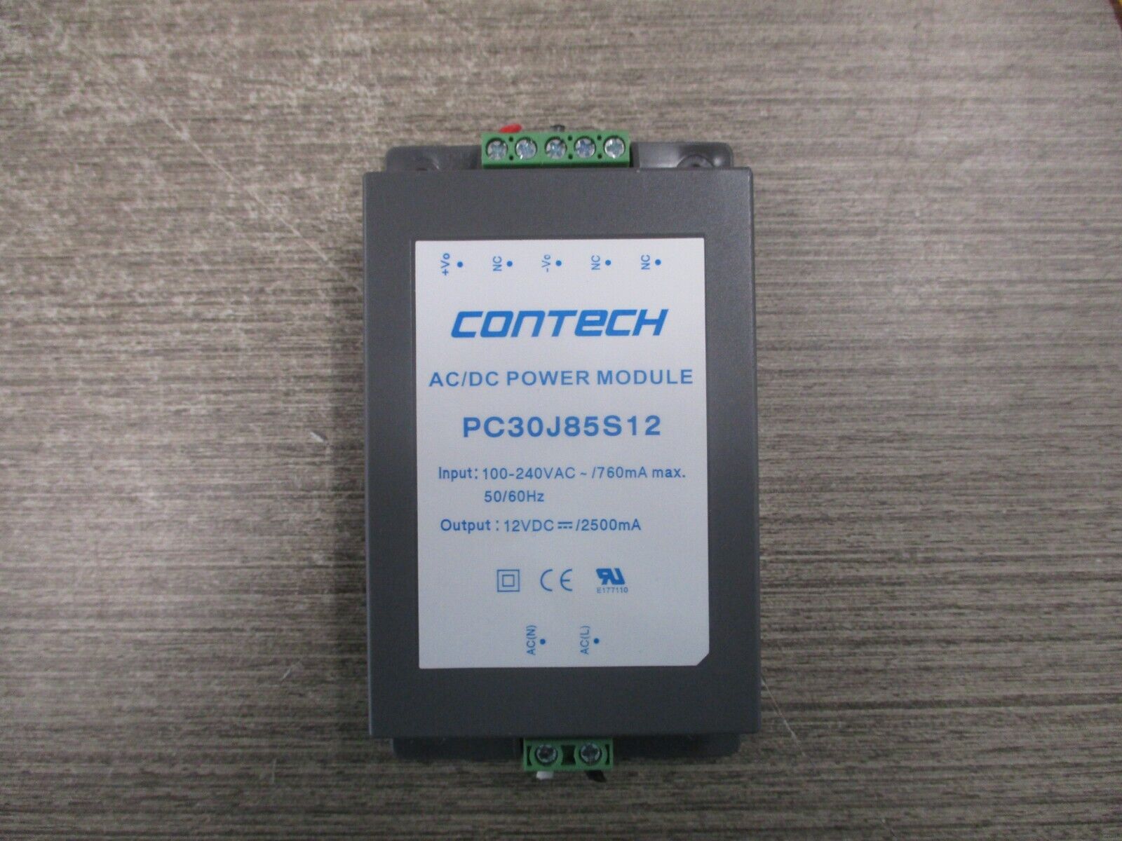 Contech AC/DC Power Module PC30J85S12 Input: 100-240VAC 50/60Hz 760mA