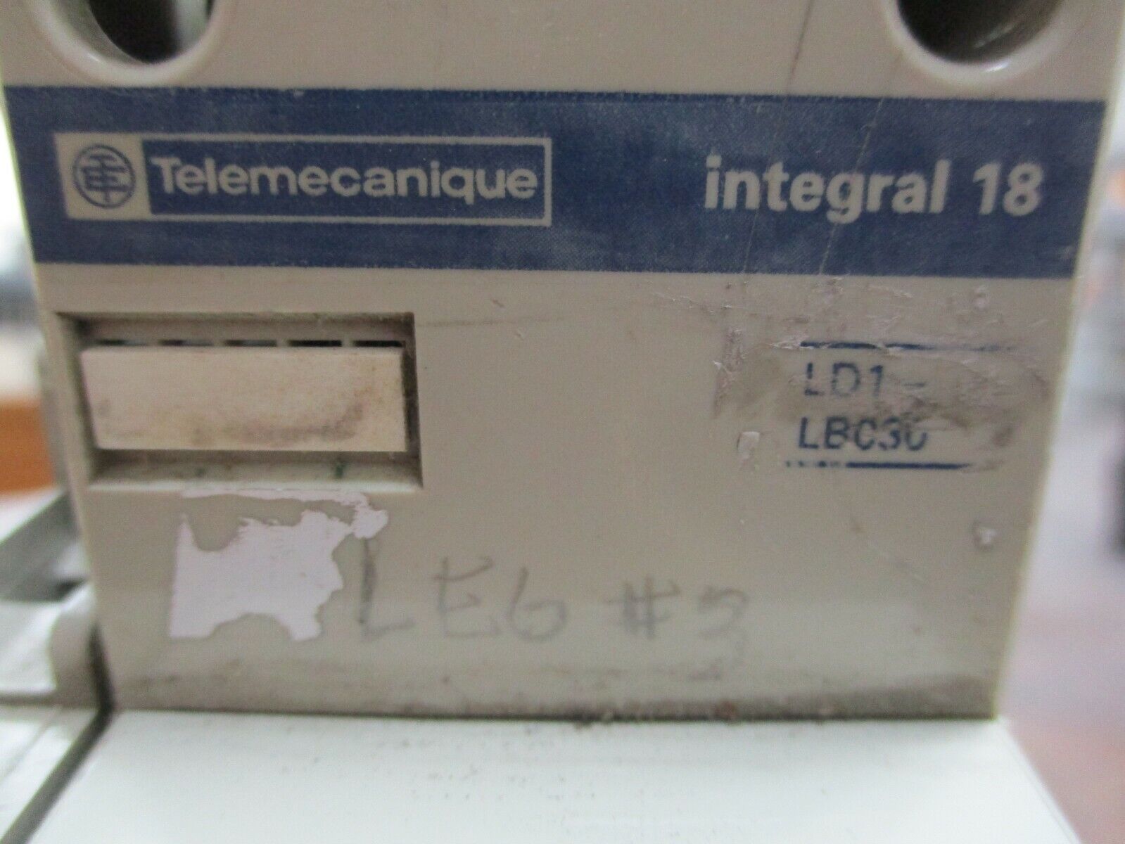 Telemecanique Integral 18 Starter LD1 LB030 115-120V Coil 18A 600V Trip:1-1.6A
