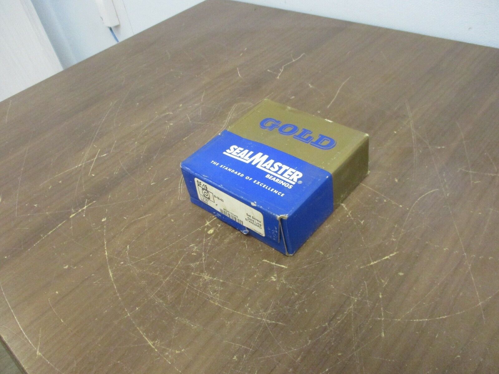 SealMaster Gold Line Flange Bearing SF-19 1 3/16" New Surplus