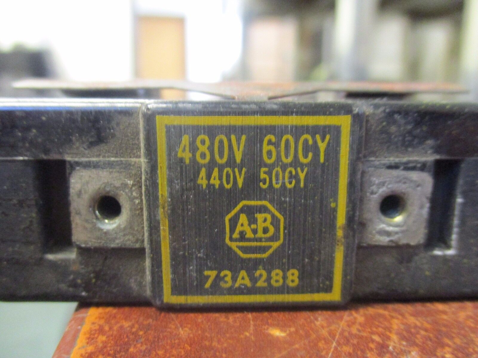 Allen-Bradley Magnetic Coil 73A288 480V@60Hz 440V@50Hz Used