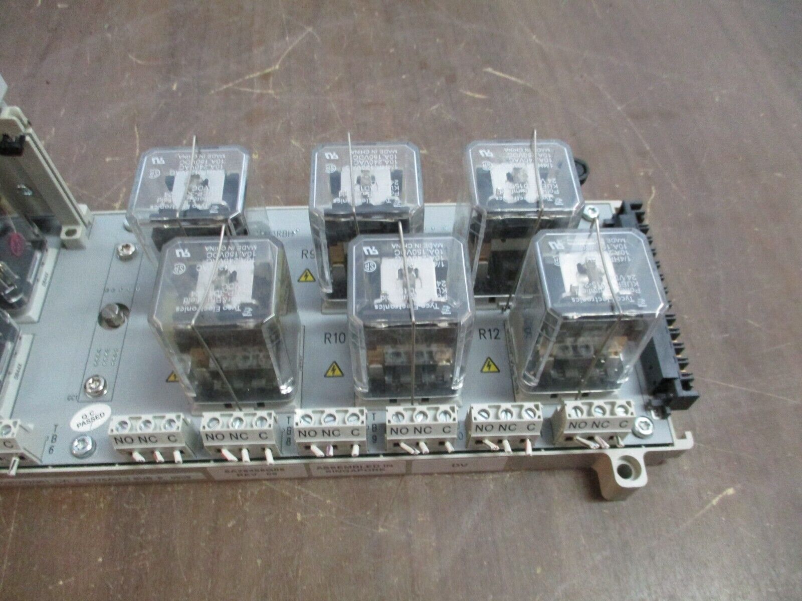 Tyco/Emerson Ovation Relay Assembly 5A26458G05 Rev. 09 *(2) Broken Corners* Used