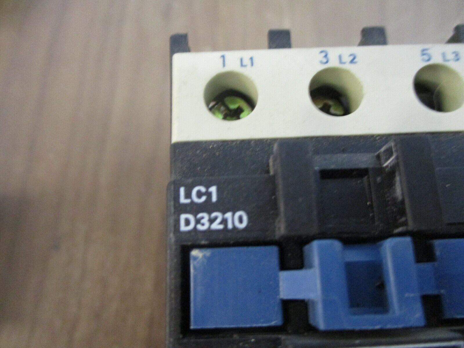 Telemecanique Contactor LC1 D3210 120V Coil 50A 600V w/ Aux Contact Block Used