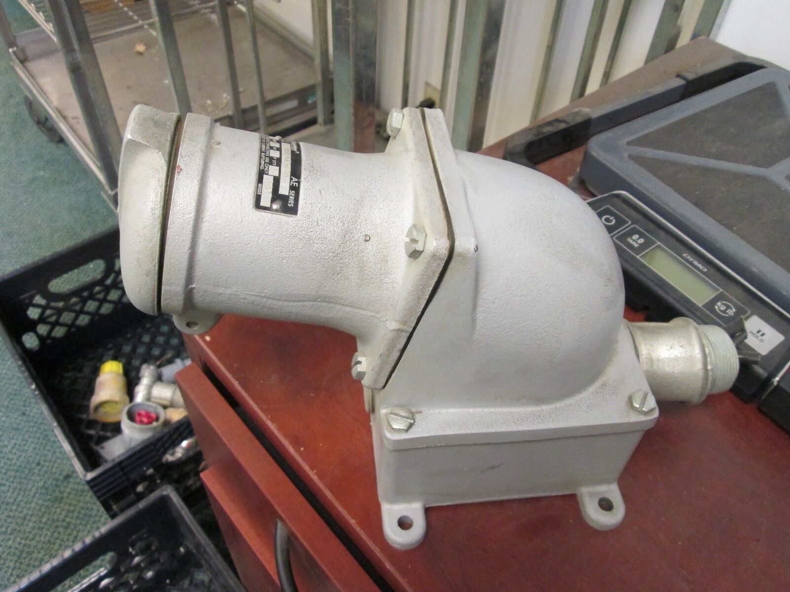 Appleton Receptacle w/Base AEEA10425 100A 600V 3W 4P Used