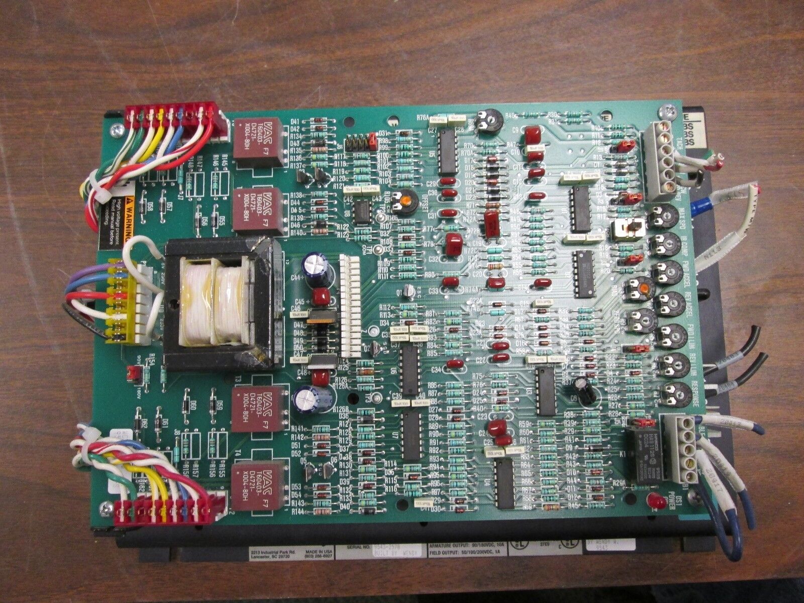 Warner Electric Q7000 DC Drive Q7002 2HP Used