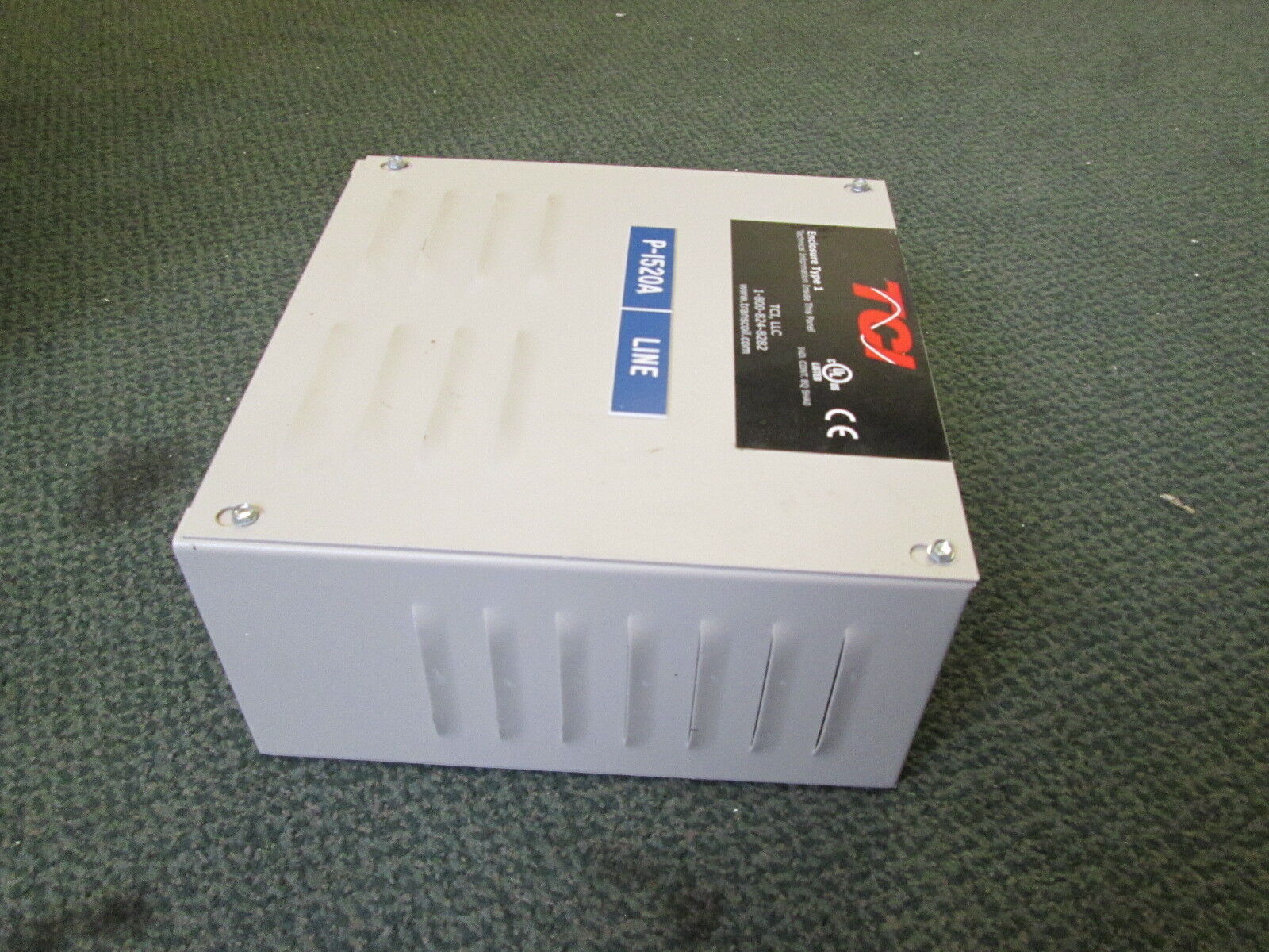 TCI KDRUL Drive Reactor KDRULA3HE01 Motor Amps: 7.6 3Ph 50/60Hz 600V 8A Used