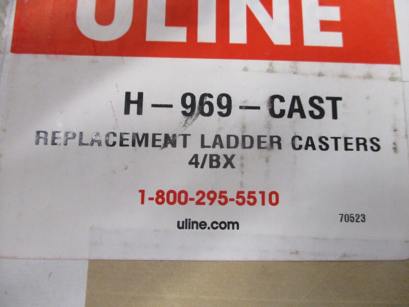 Uline Replacement Ladder Casters H-969-CAST *Set of 4* New Surplus