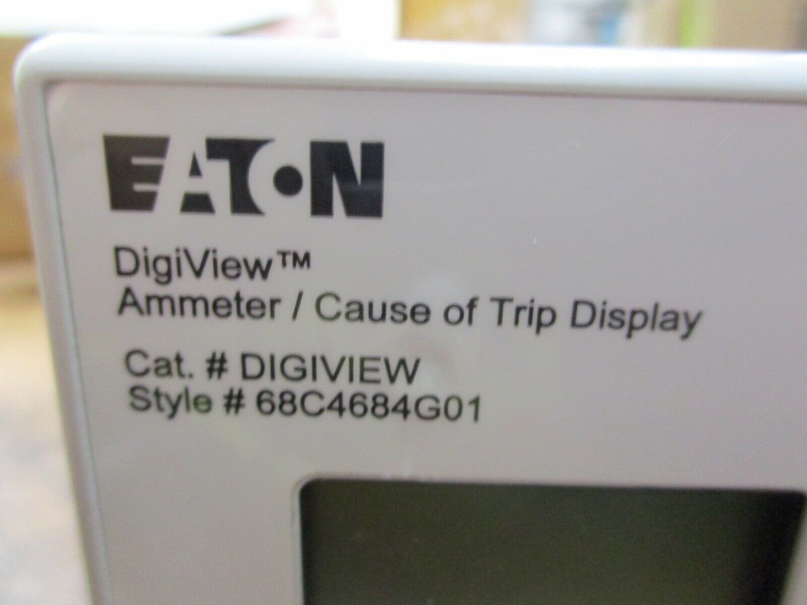 Eaton Digiview Ammeter / Cause of Trip Indicator 68C4684G01 Ser. G New Surplus
