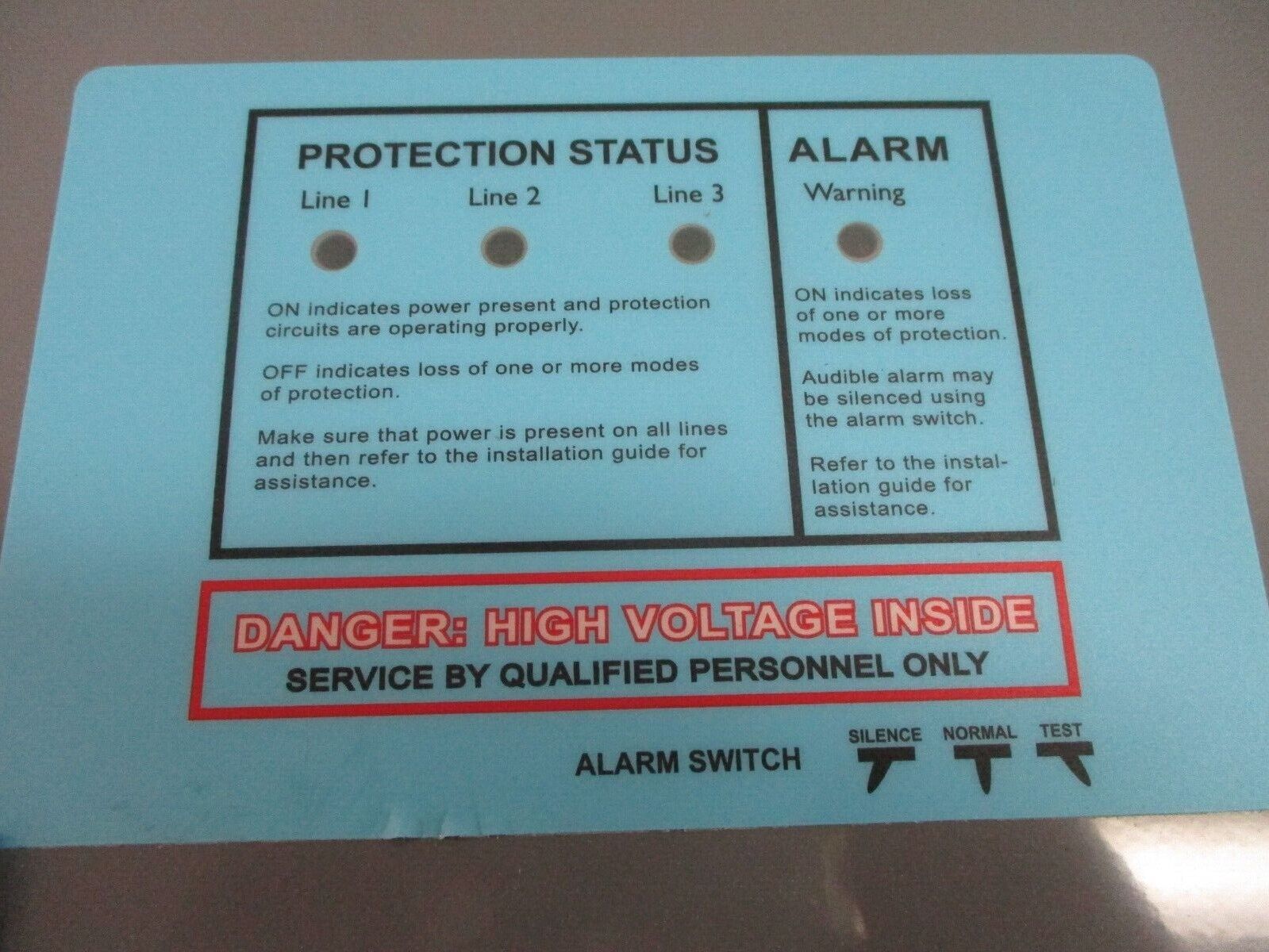 Intermatic PanelGuard 2500 Series Surge Protection Device IG2083YECA 208VAC Used