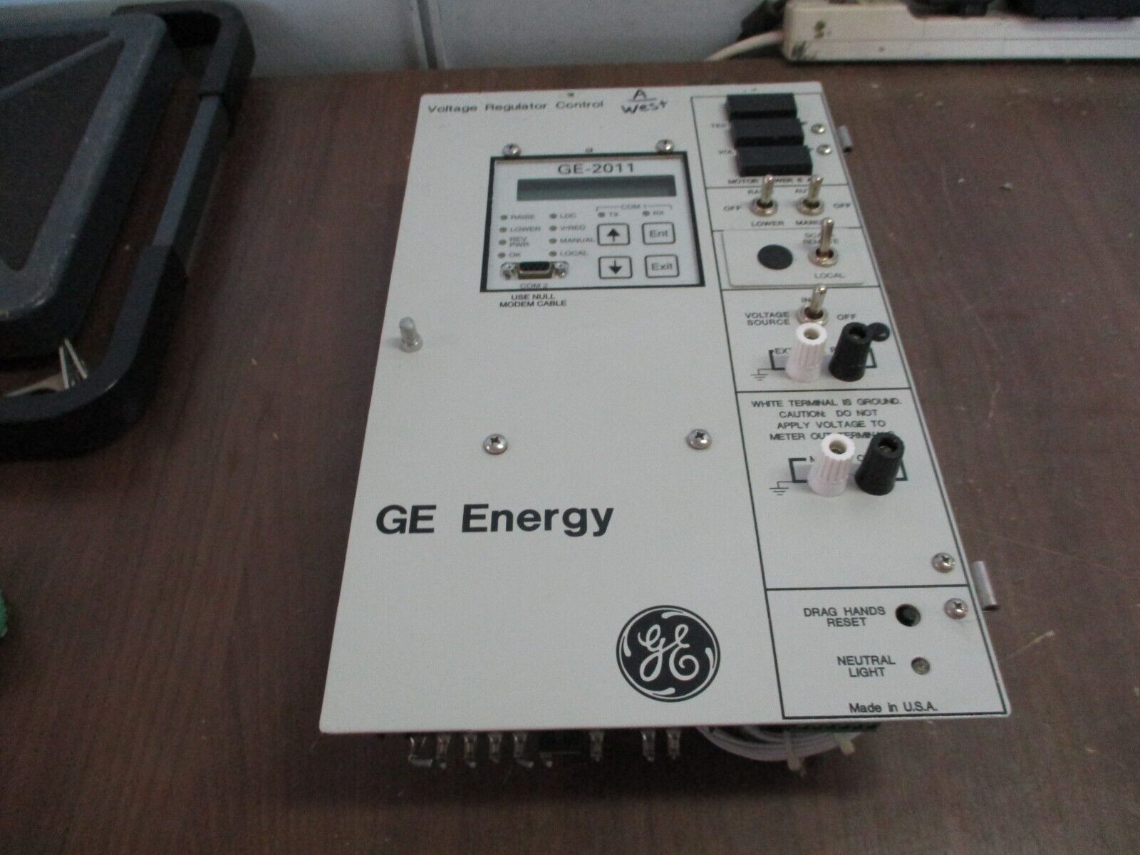 GE GE-2011 Voltage Regulator Control GE-2011C-6SL S/W: D-0146V08.12.01 Used