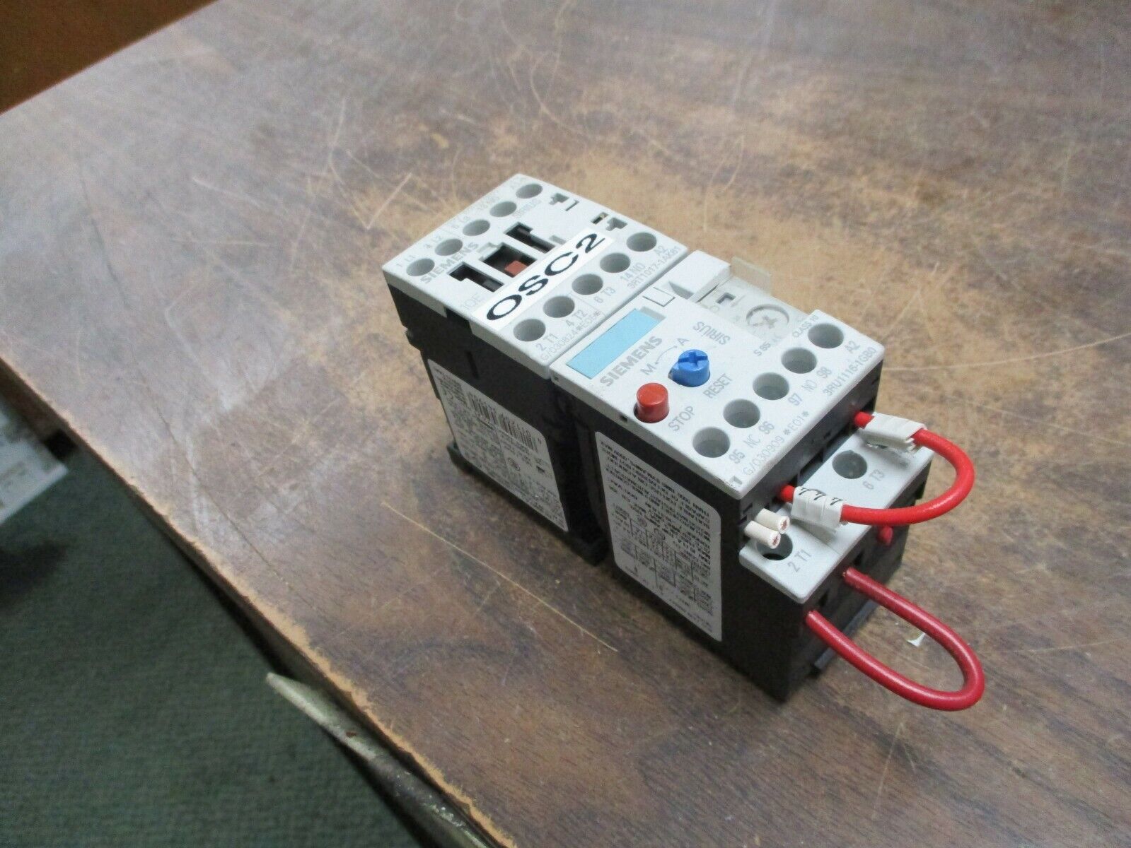 Siemens Sirius Starter 3RT1017-1AK61/3RU1116-1GB0 120V Coil 20A 600V Used