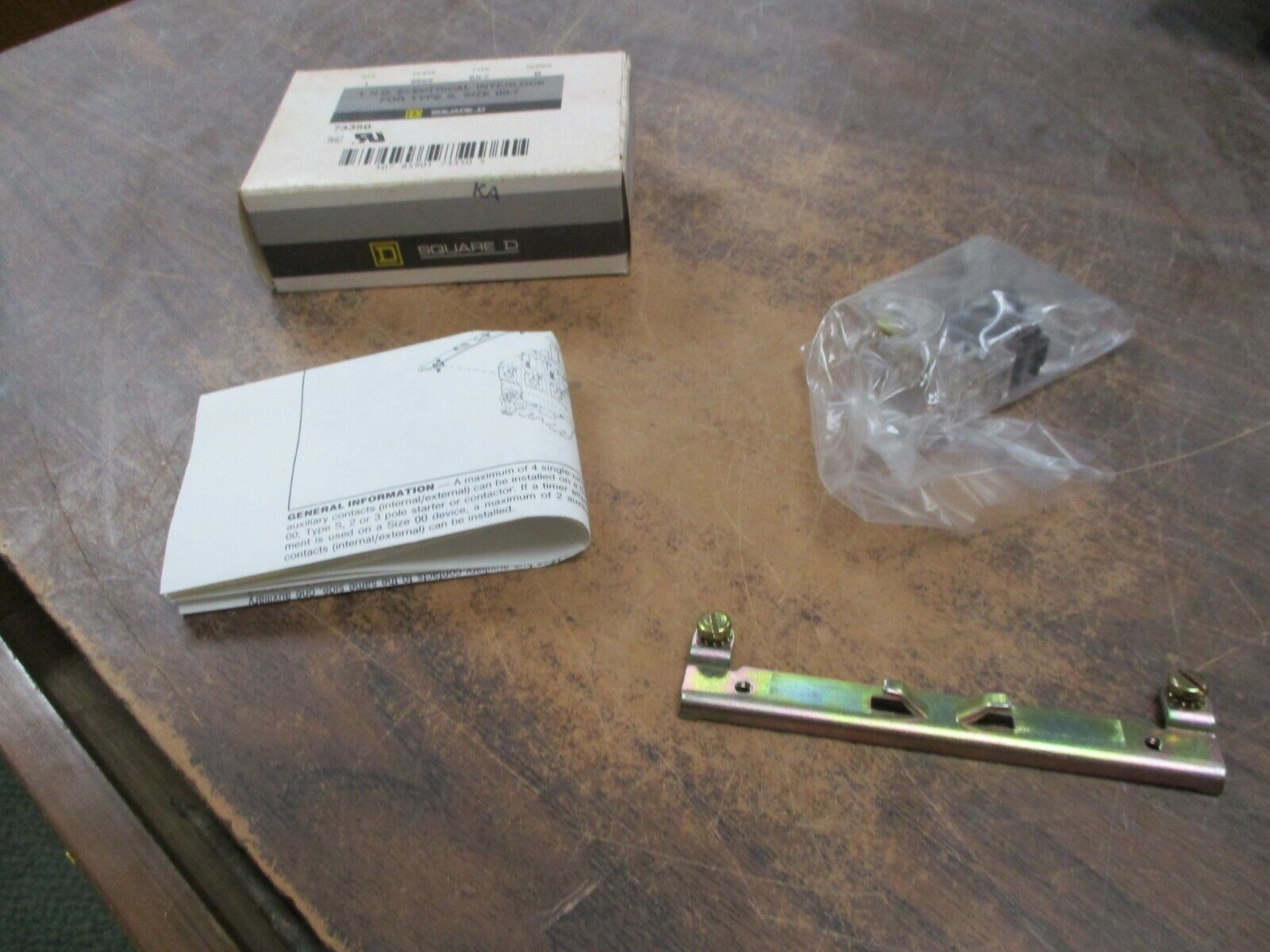 Square D 1 N.C. Electrical Interlock 9999 SX-7 Ser. B For Type S, Size 00-7