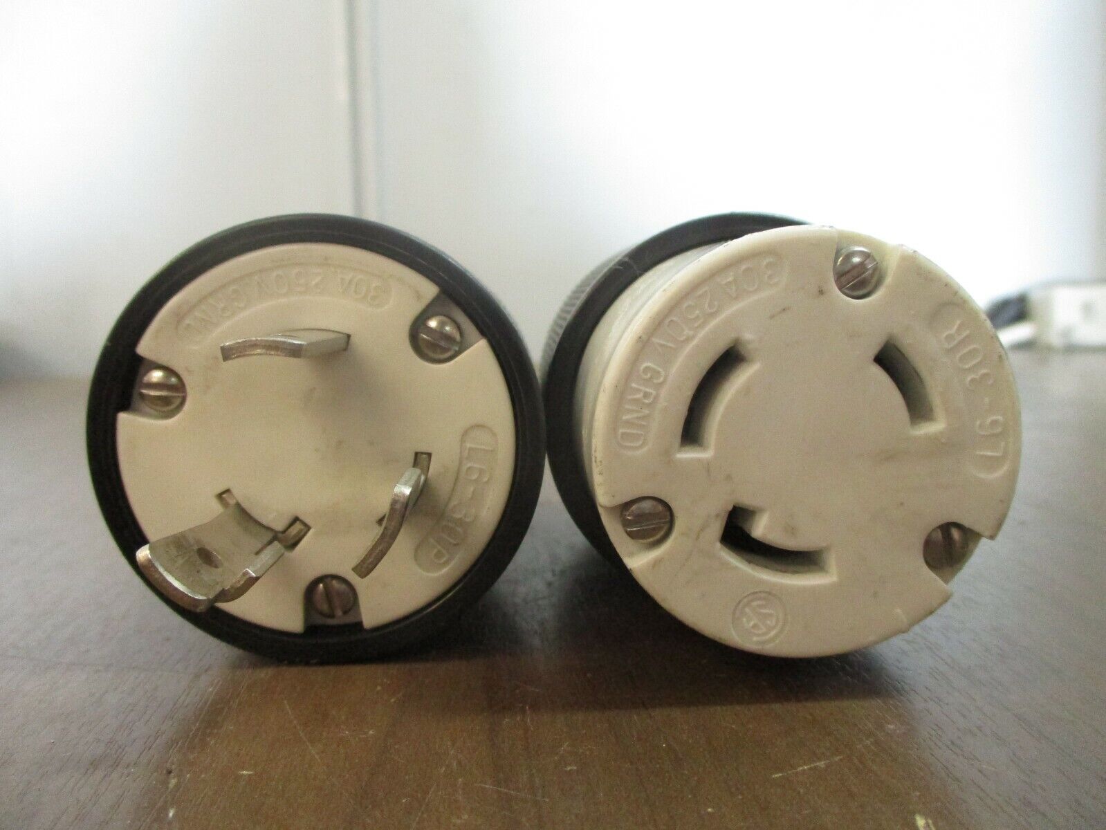 Woodhead Turnex Plug & Connector Set Nema L6-30 30A 250V *Lot of 2* Used