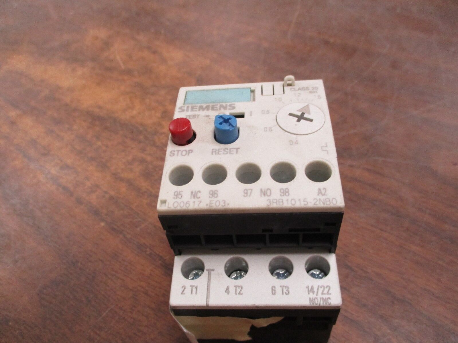 Siemens Solid State Overload 3RB1015-2NB0 Trip: 0.4-1.5A 600V Used