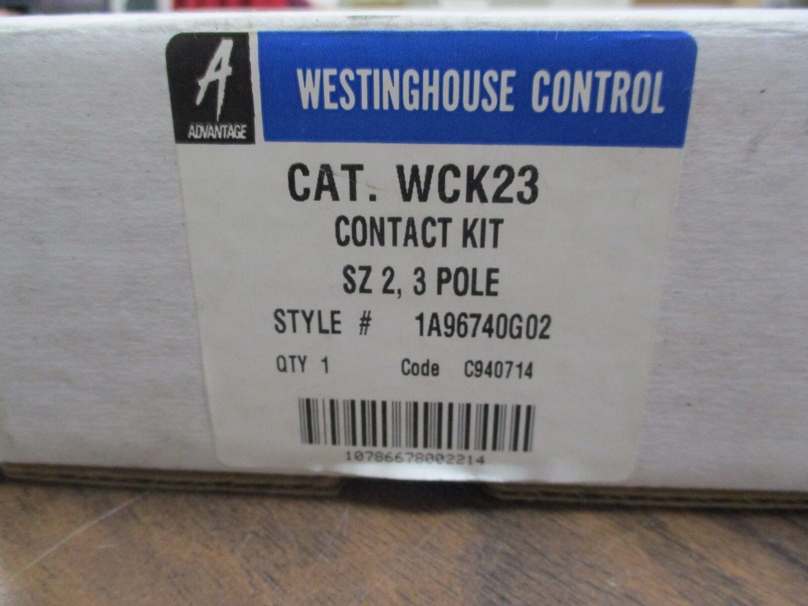 Westinghouse Contact Kit WCK23 Size 2 3P New Surplus