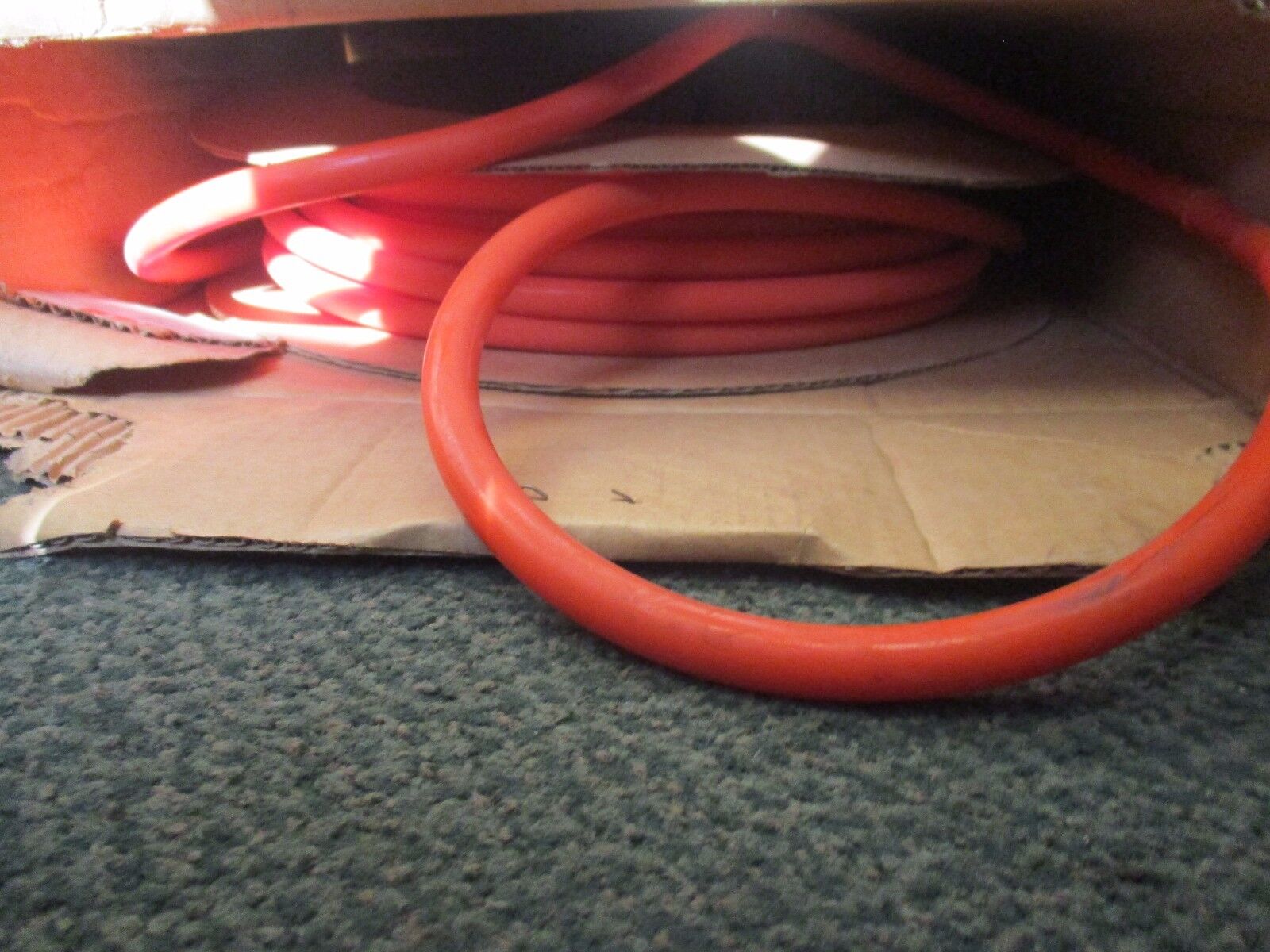 Eagle Belting Round Polyurethane Belt 85 Orange Approx. Soft, 3/4" approx 40'