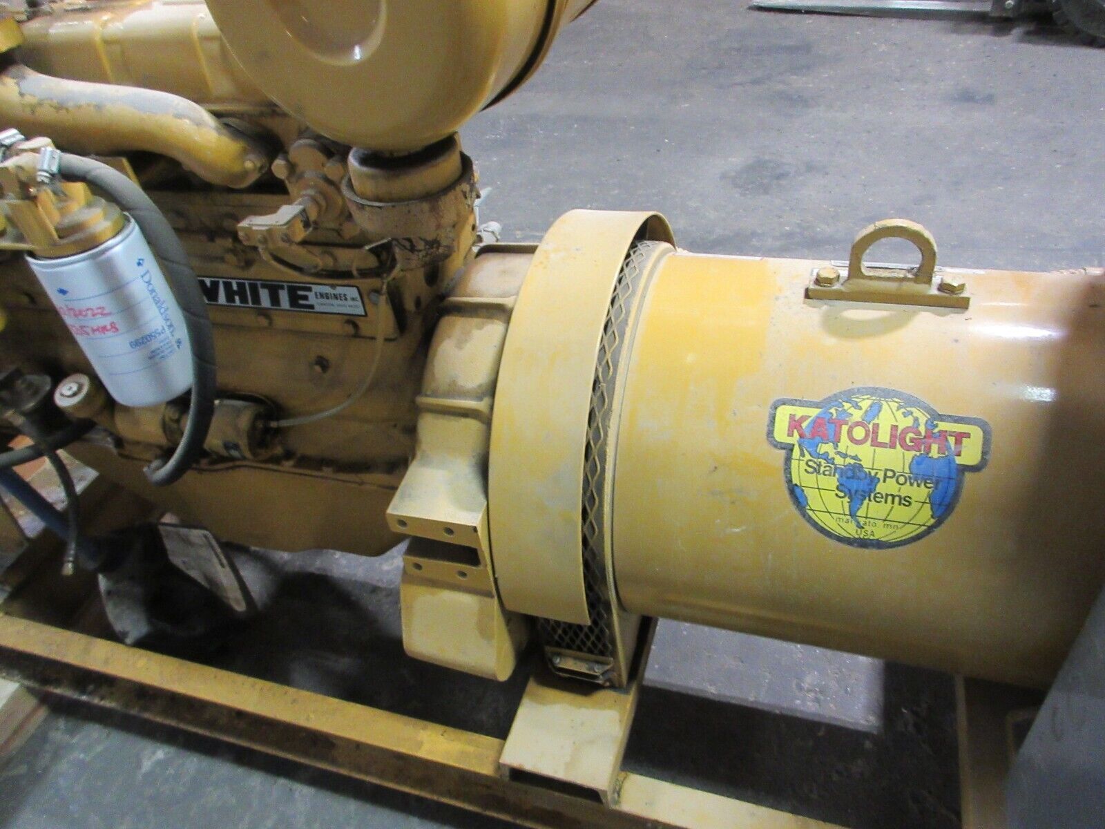 Katolight Generator D60FPH4 60kW 75kVA 120/208V 3Ph 60Hz 4/12 Wire Used