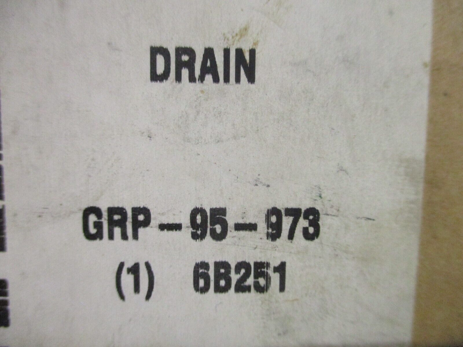 Wilkerson Drain GRP-95-973 New Surplus