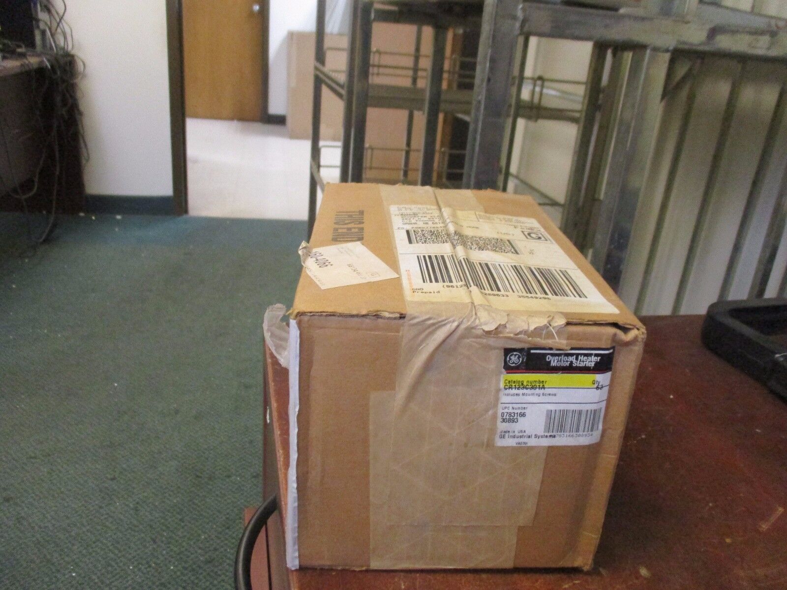 GE Overload Heater CR123C301A w/Mounting Screws "Box of 63" New Surplus