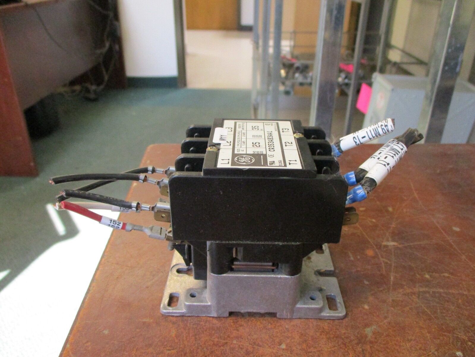 GE Contactor CR353AB3AA1 25A 600V 120V Coil Used