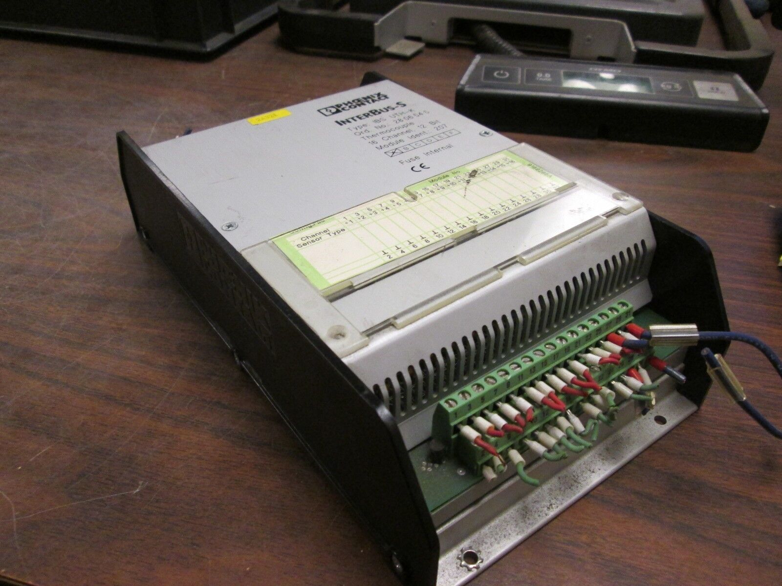 Phoenix Contact InterBus-S Thermocouple Bus IBS UTH-K 16-Channel 12-Bit Used