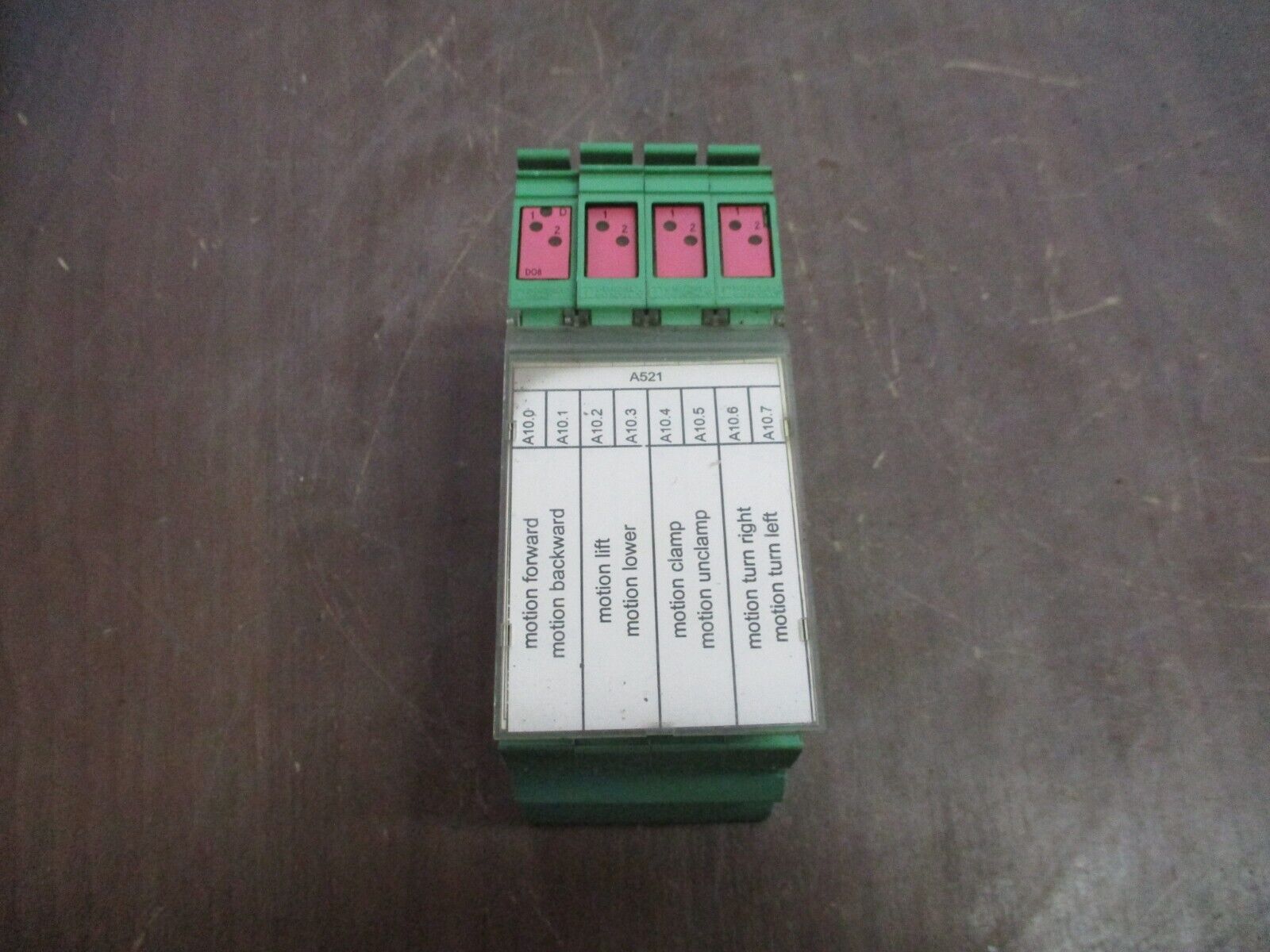 Phoenix Contact IBIL24DO8 Interbus Coupler 2726269 HW: 01 w/ Terminal Cover Used