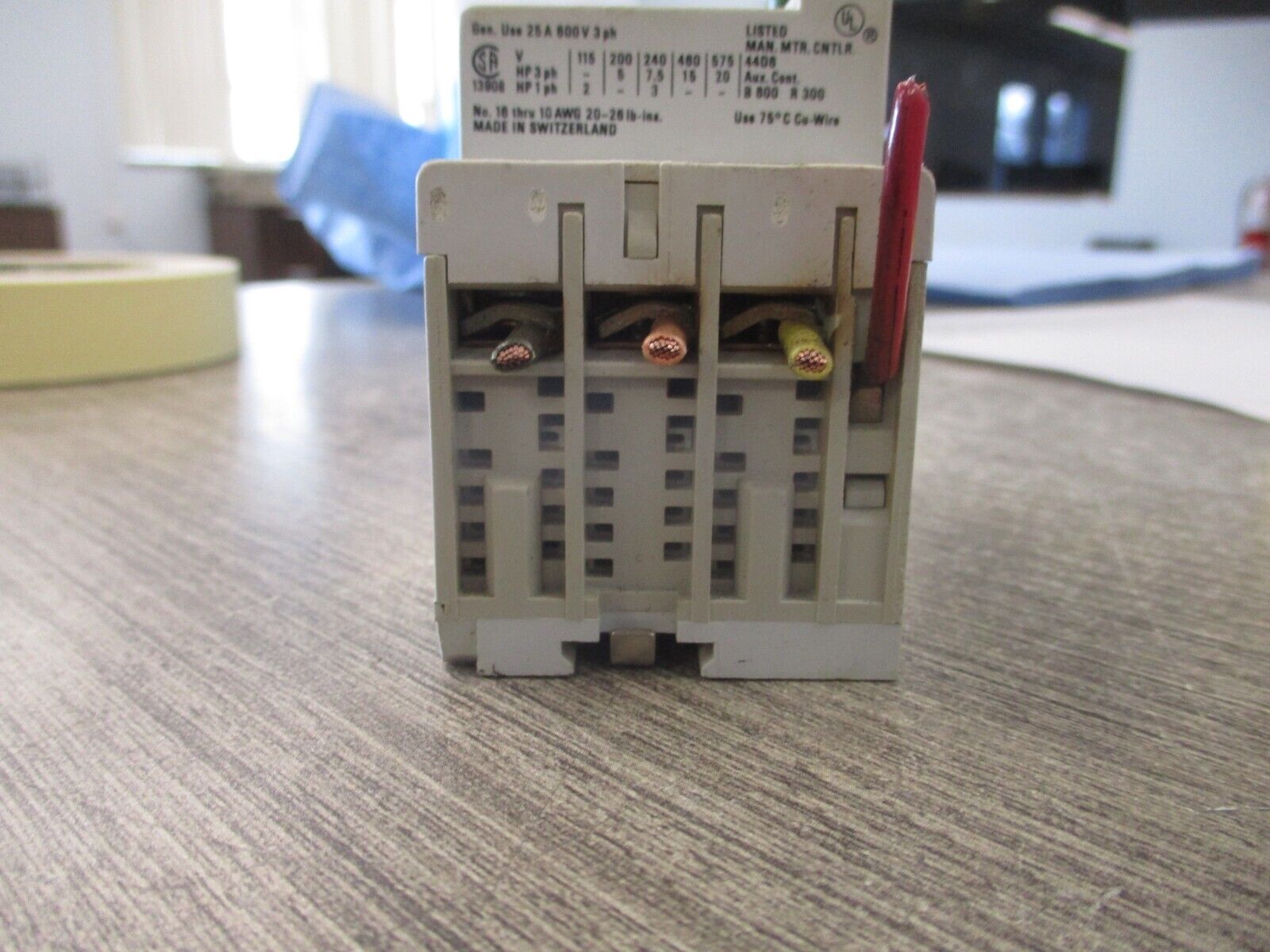 Allen-Bradley Manual Starter 140-MN-0630 Ser. C Trip: 4.0-6.3A Used