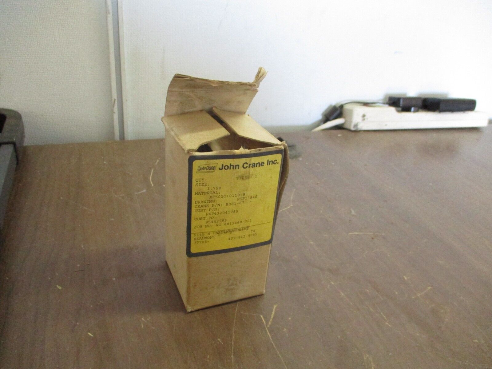 John Crane Mechanical Seal Assembly XF501O10118-8 Size: 1.750 New Surplus