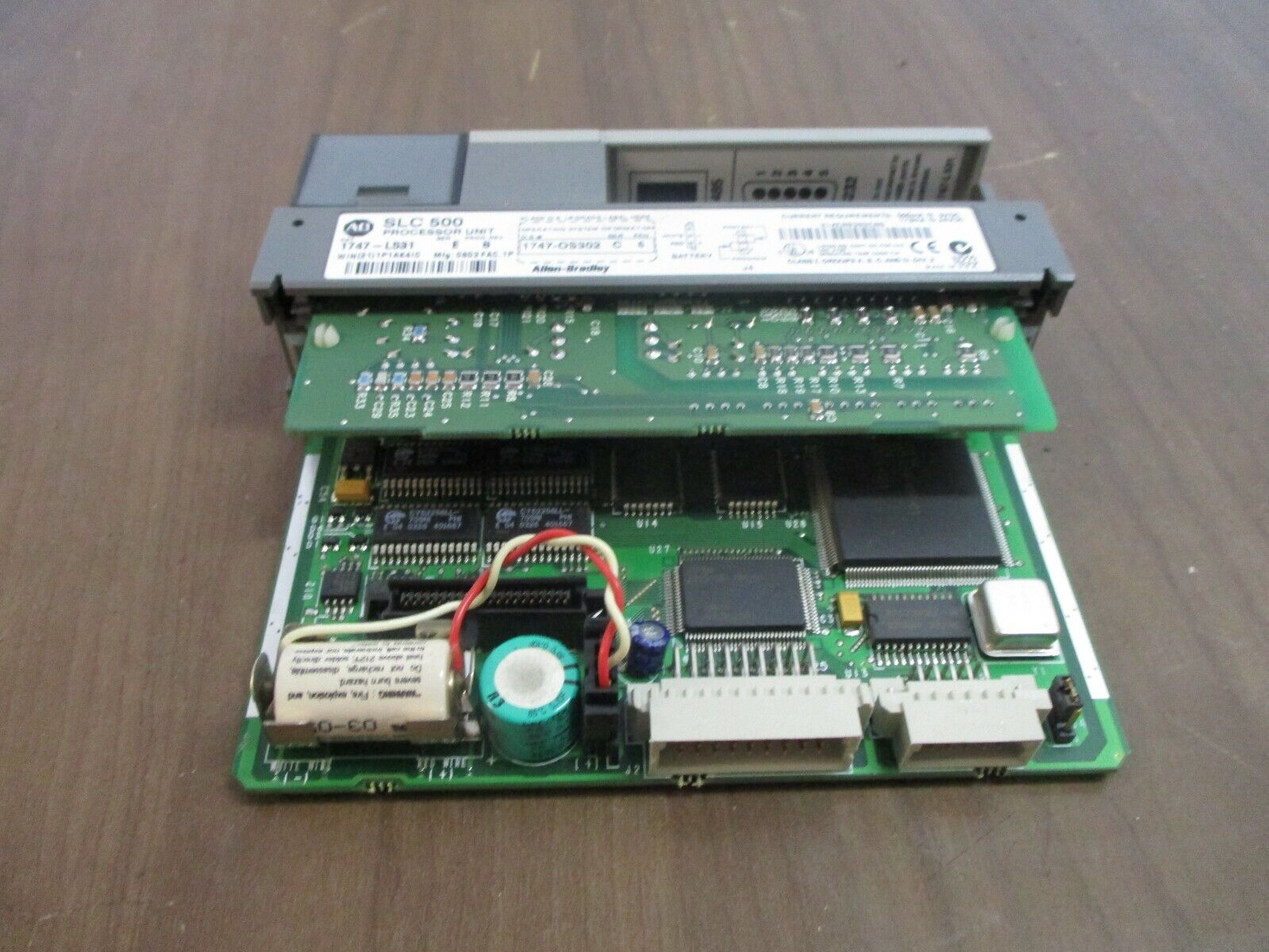 Allen-Bradley SLC 500 Processor Unit 1747-L531 Ser E Proc Rev 8 Used