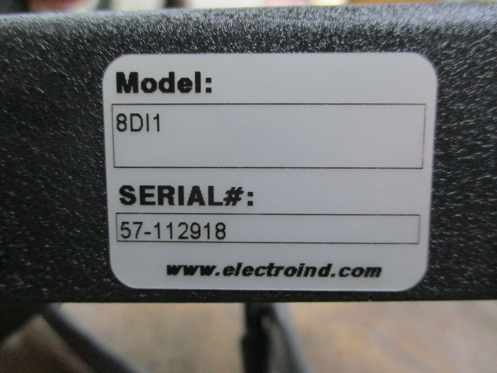 Electro Industries GaugeTech Digital Status Input Module 8DI1 w/ Cable Used