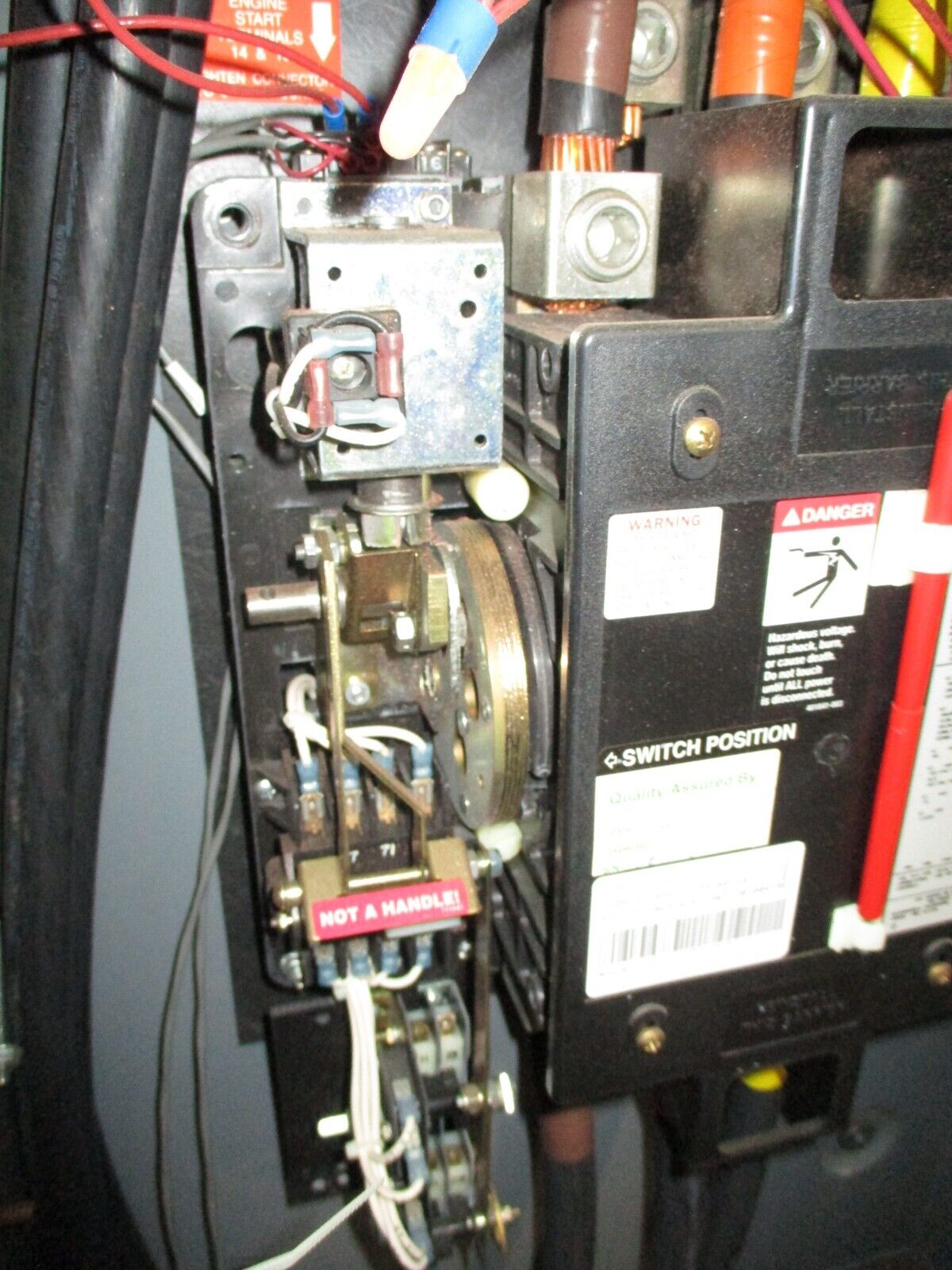 Kohler Automatic Transfer Switch KCT-AMTA-0400S 400A 480V 3Ph 4W 3P 60Hz Used