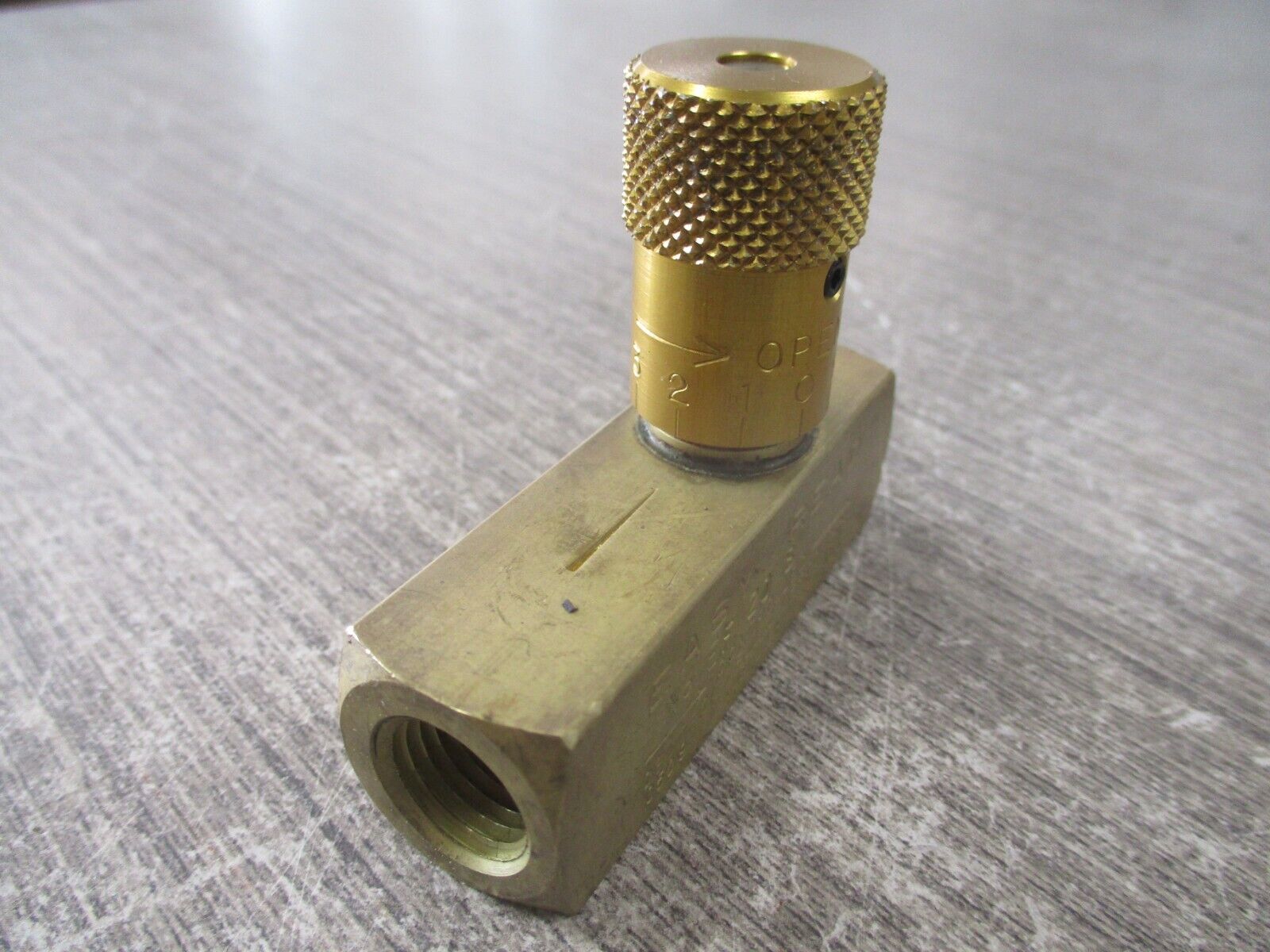 Deltrol Easy Read Flow Control Valve EF 20 B Used