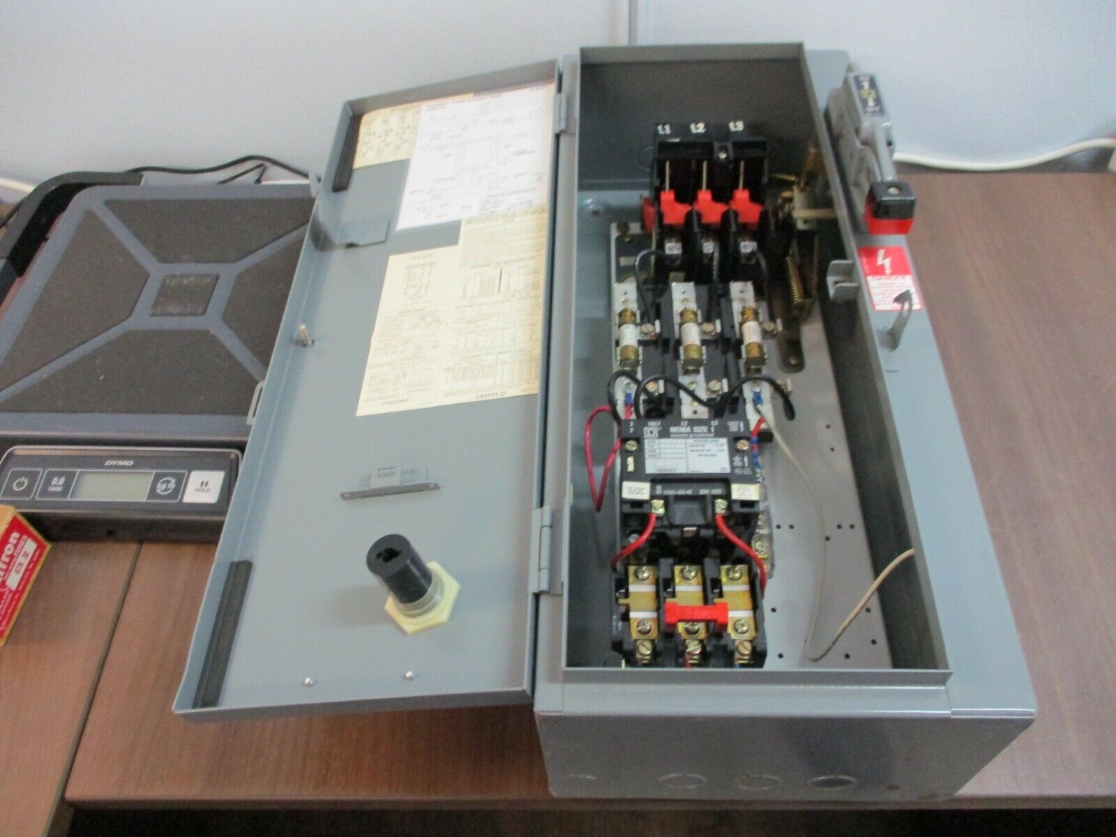 Square D Fusible Size 1 Combination 8538 SCG 12 S Ser. C 208V Coil 30A 600V Used