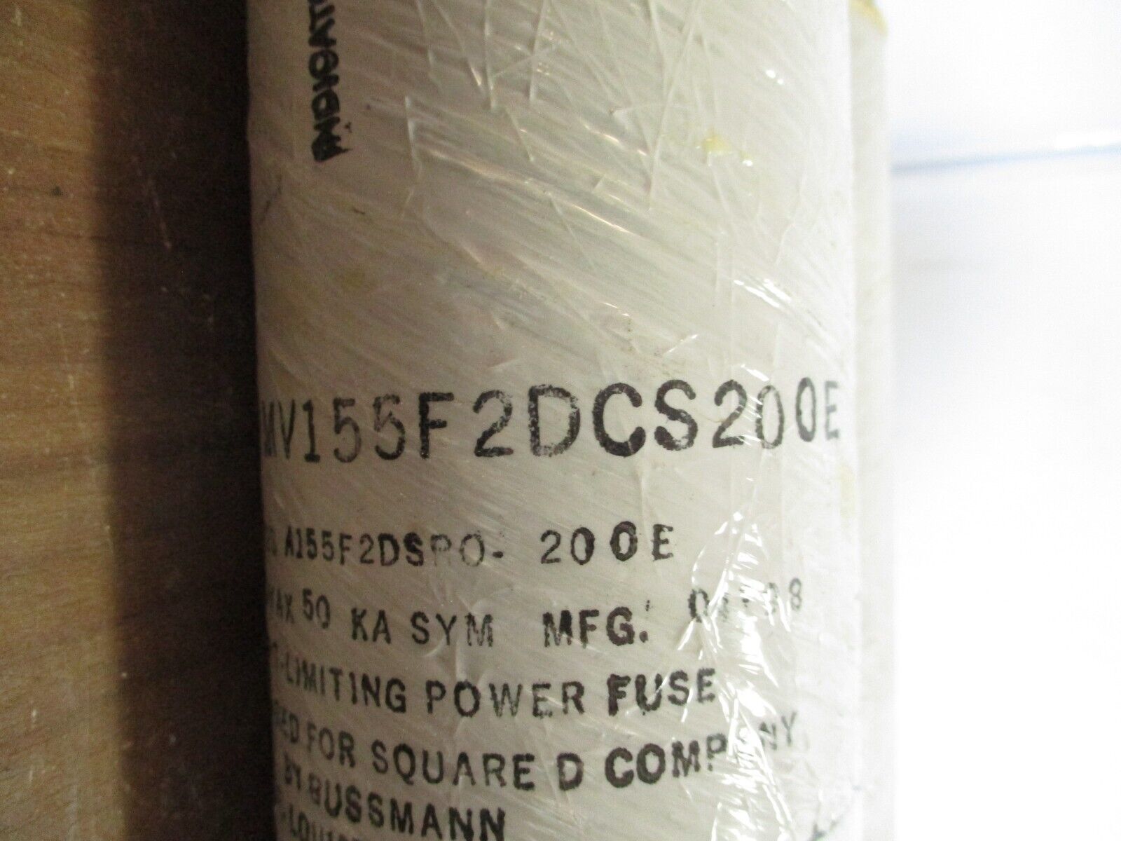 Square D Fuse MV155F2DCS200E 15.5kV 200E Used