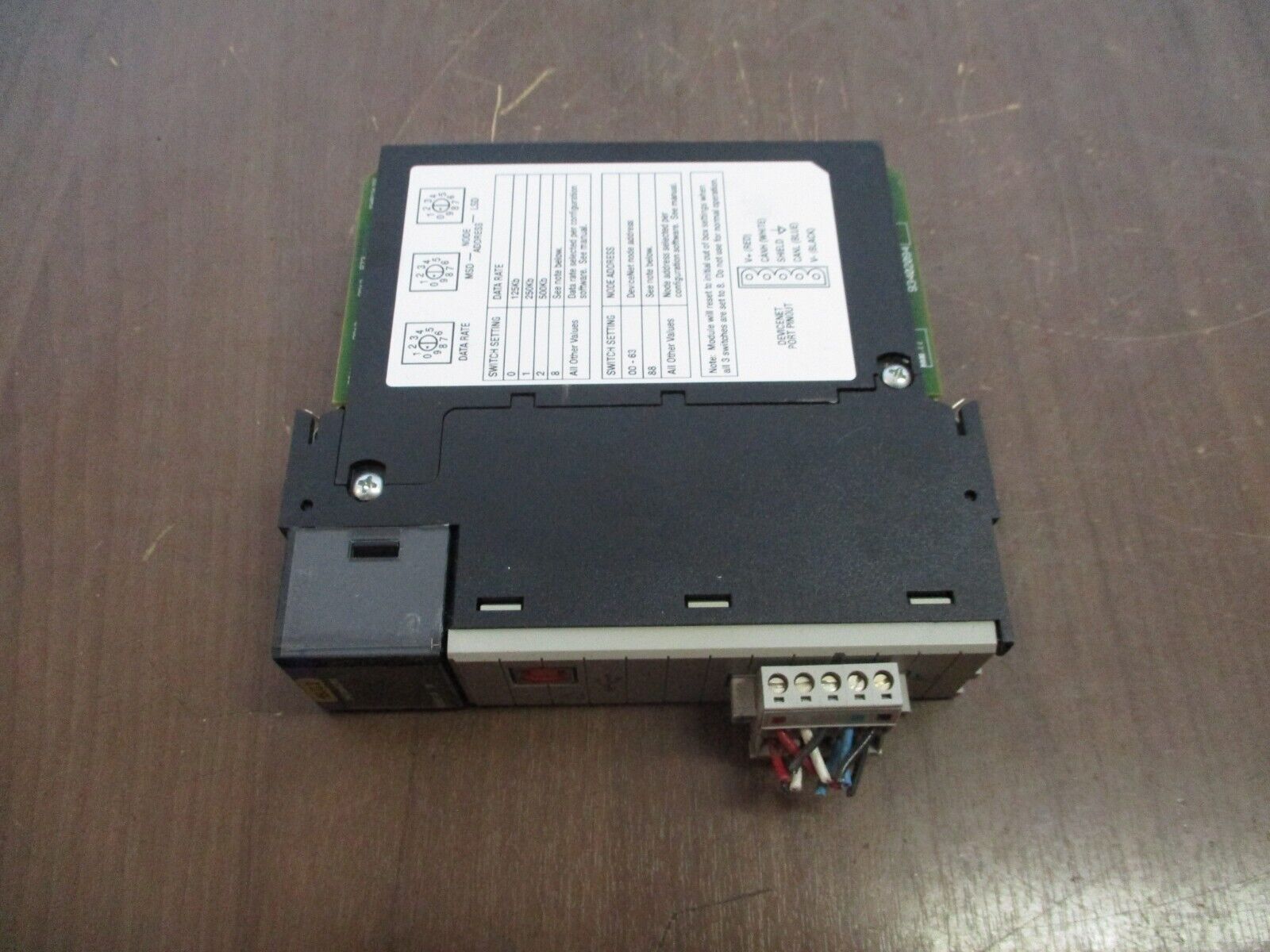 Allen-Bradley DeviceNet Comm. Module 1756-DNB Ser. C F/W Rev. 10.005 Used