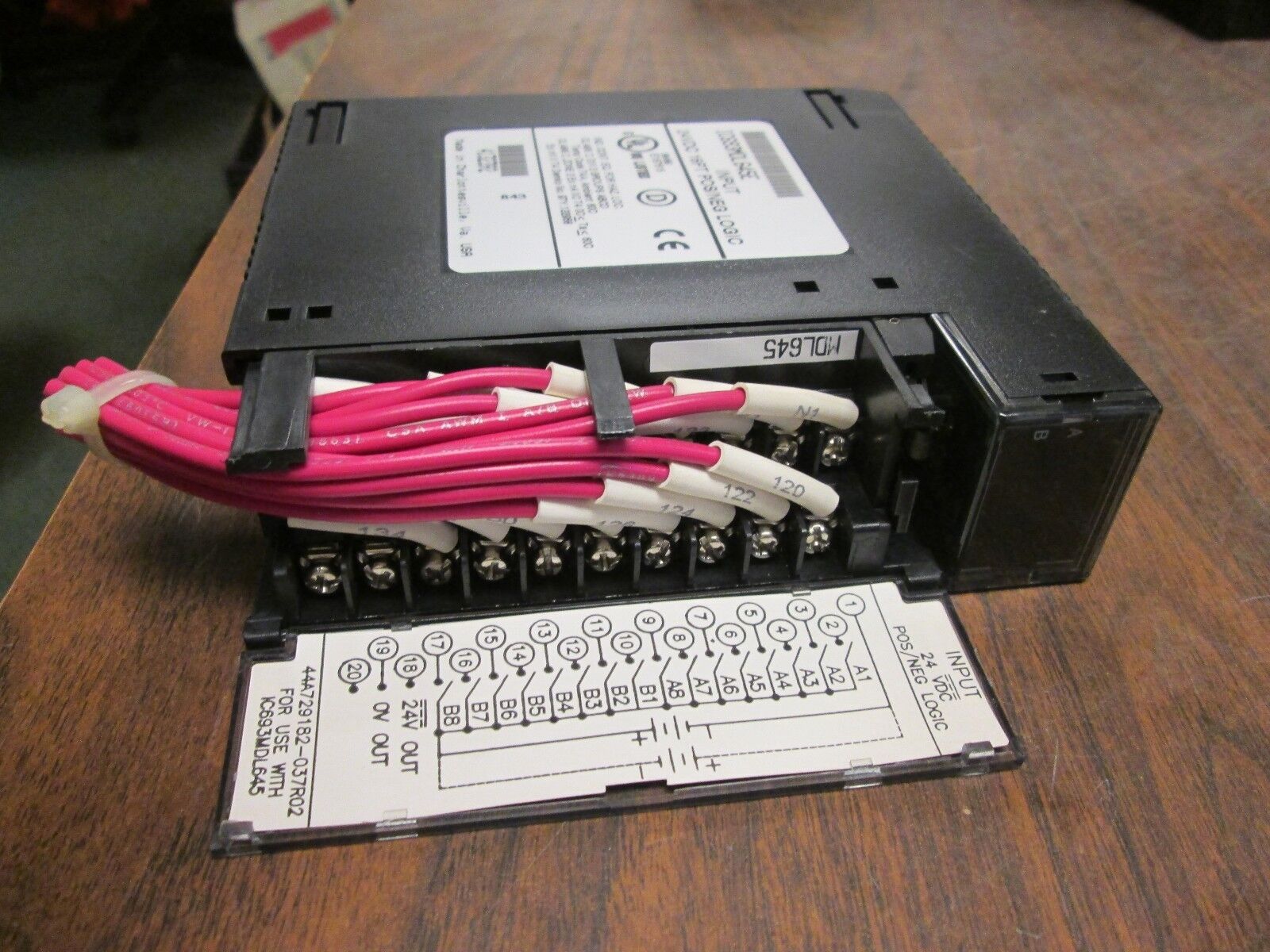 GE Fanuc DC Input Module IC693MDL645E 24VDC 16PT Used