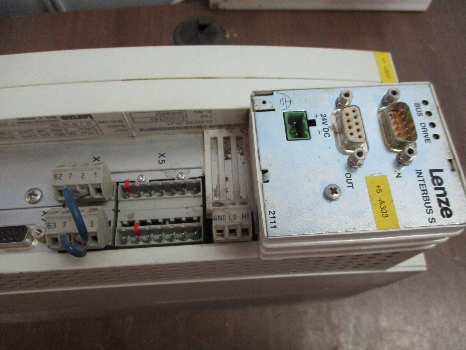 Lenze Servo Controller EVS9323-ES Input: 3Ph 400/480V 3.9A 3.2kVA 50/60Hz Used