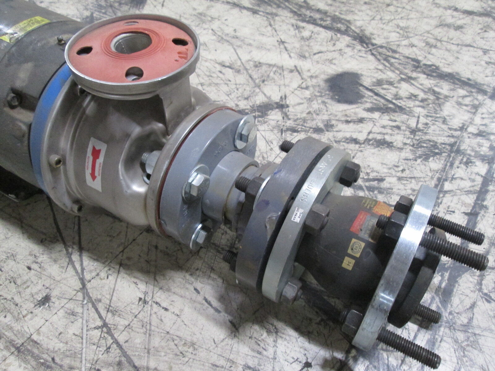 ITT/Baldor Pump 5STK1 Size: 1.5 x 2.5-6 7.5HP Model SST Used