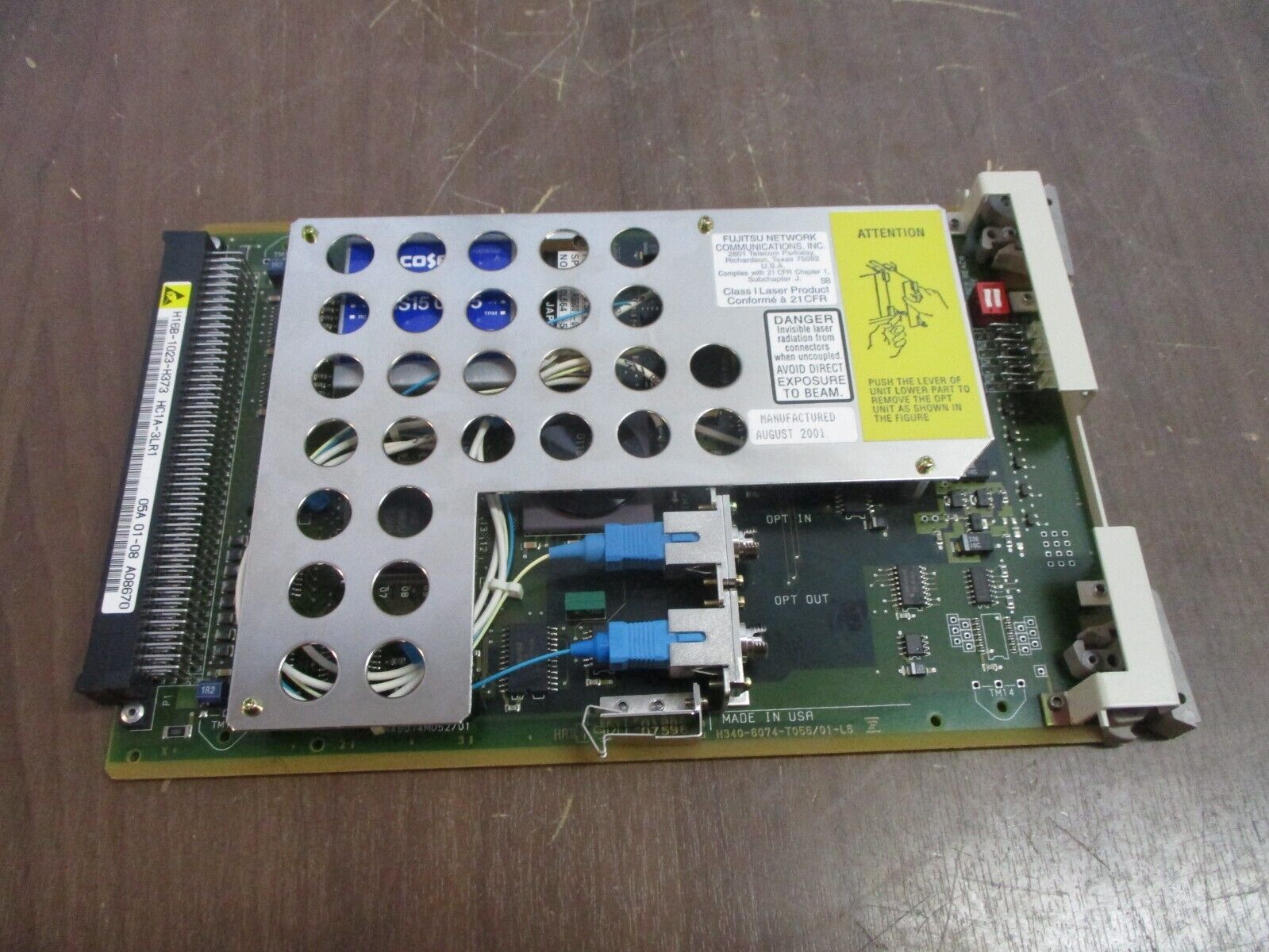 Fujitsu HS Channel Unit SNCLR252AD Iss. 05 FC9612H3L1 / HC1A-3LR1 Used